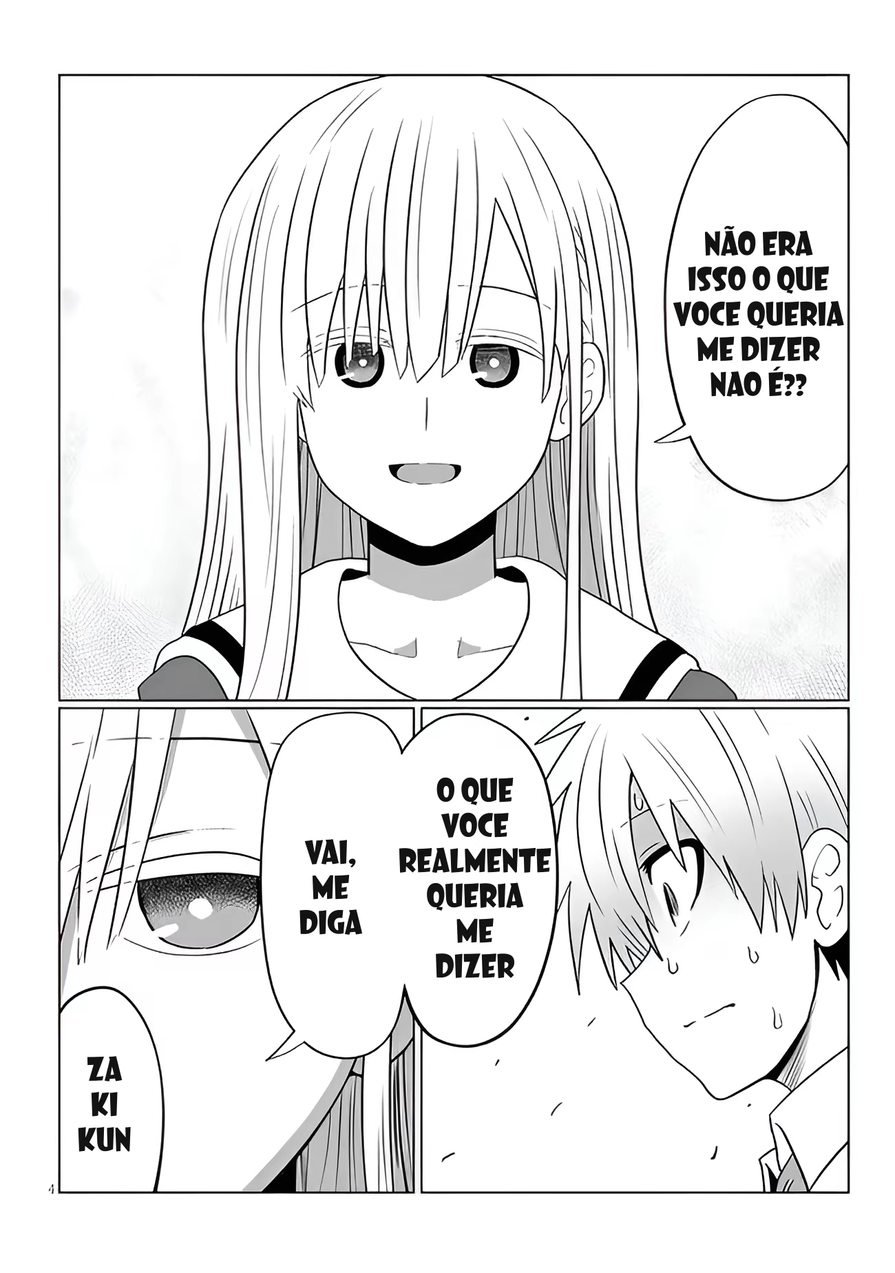 Uzaki-chan wa Asobitai!, capítulo 122, página 4