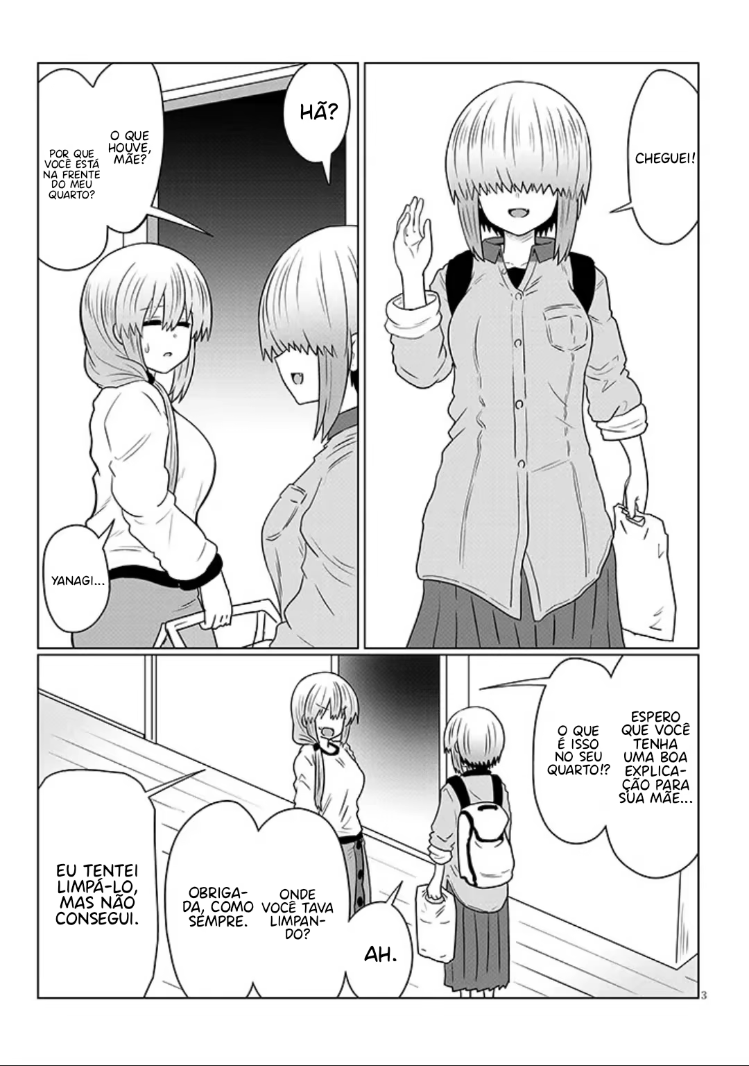 Uzaki-chan wa Asobitai!, capítulo 116, página 4