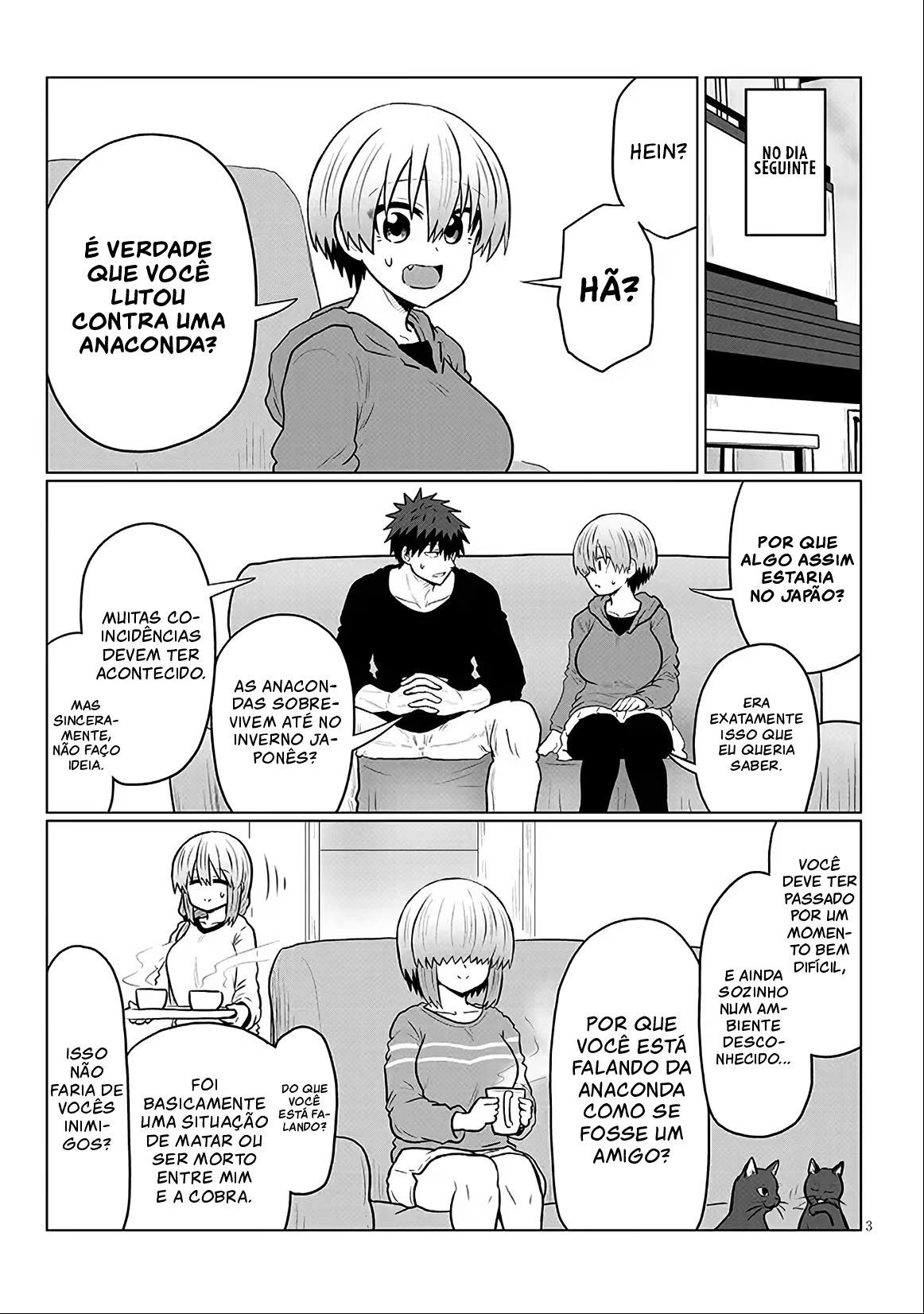 Uzaki-chan wa Asobitai!, capítulo 133, página 4
