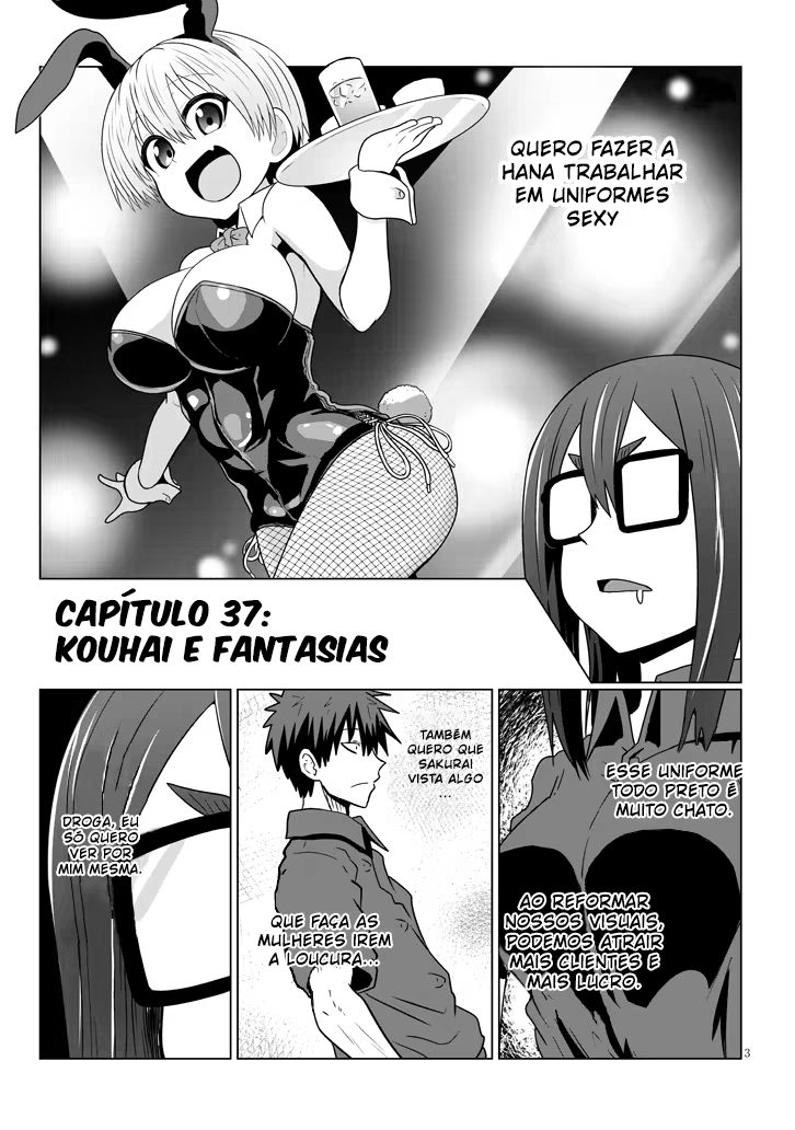 Uzaki-chan wa Asobitai!, capítulo 37, página 4