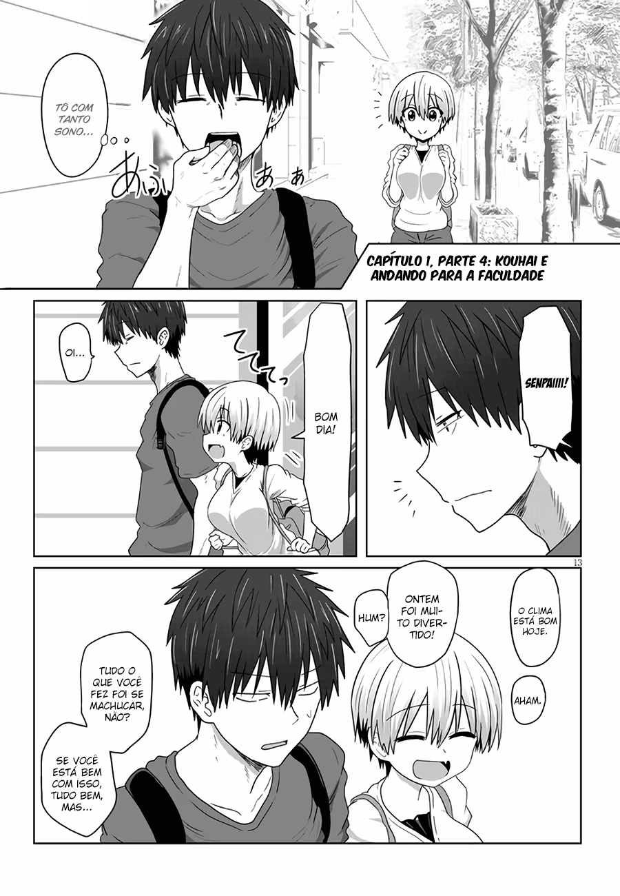 Uzaki-chan wa Asobitai!, capítulo 1.4, página 2