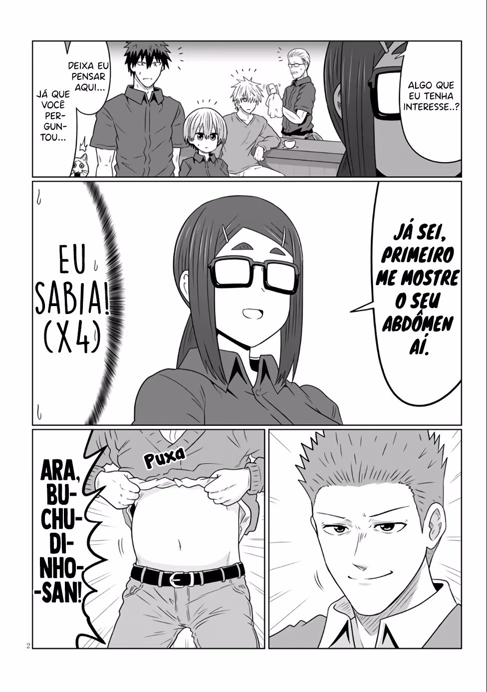 Uzaki-chan wa Asobitai!, capítulo 80.2, página 3