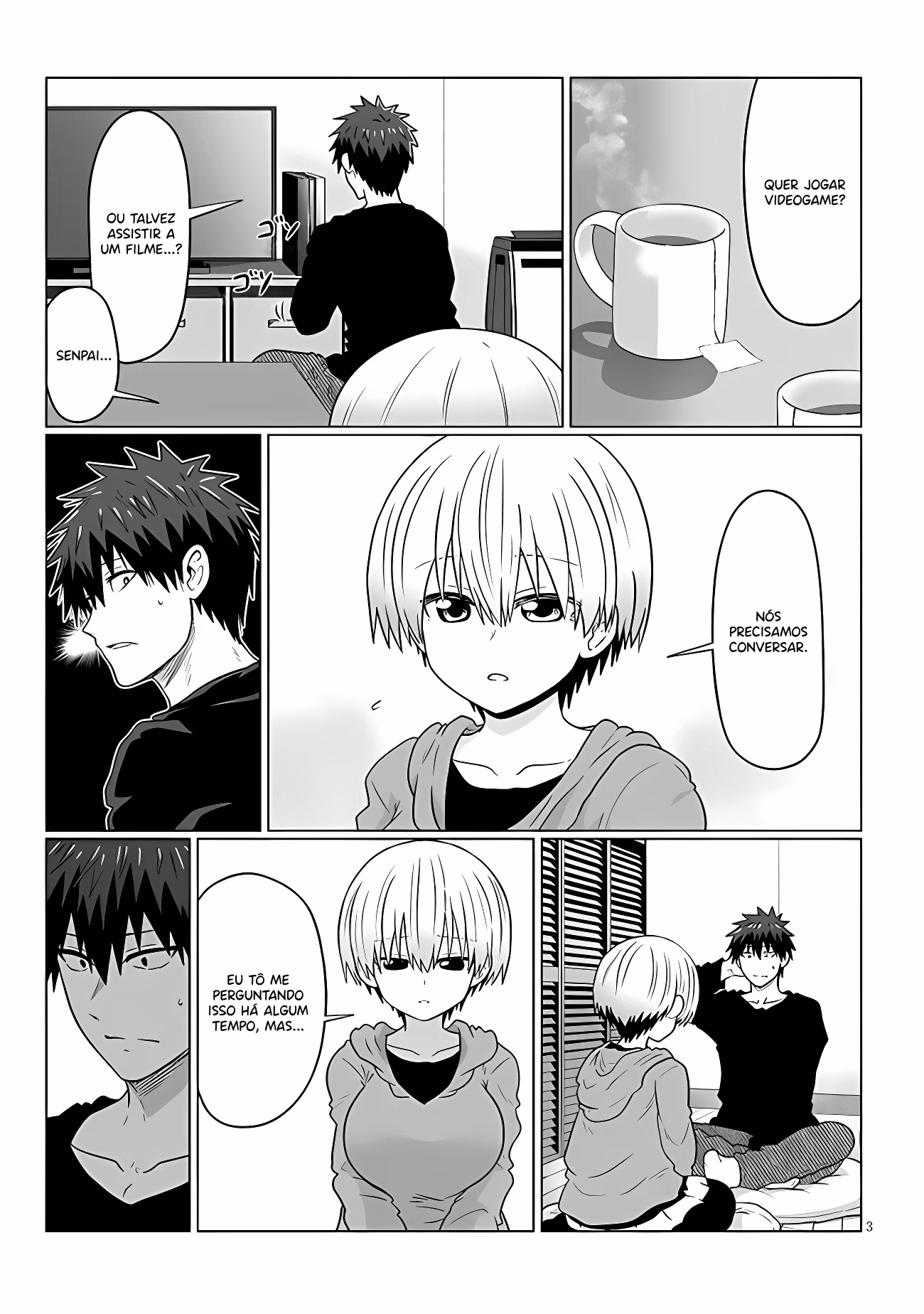 Uzaki-chan wa Asobitai!, capítulo 100, página 4