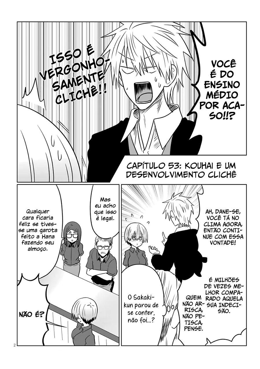 Uzaki-chan wa Asobitai!, capítulo 53, página 3