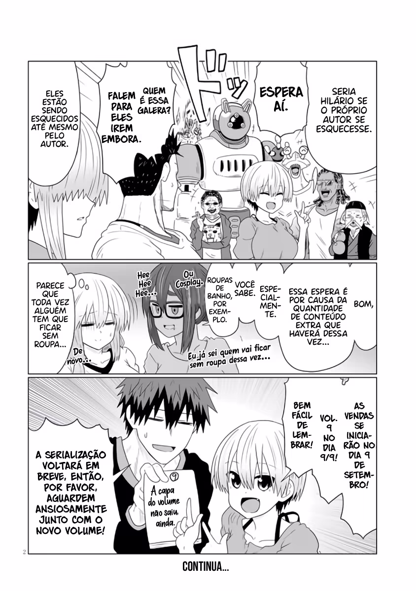 Uzaki-chan wa Asobitai!, capítulo 85.1, página 3