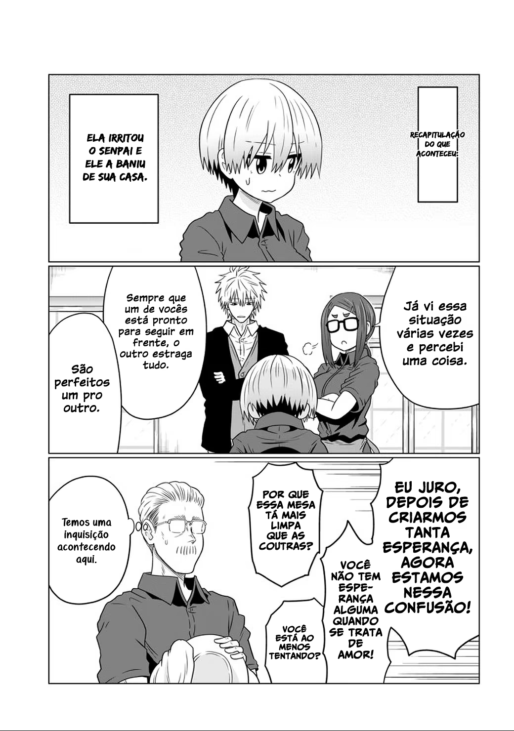 Uzaki-chan wa Asobitai!, capítulo 64, página 2