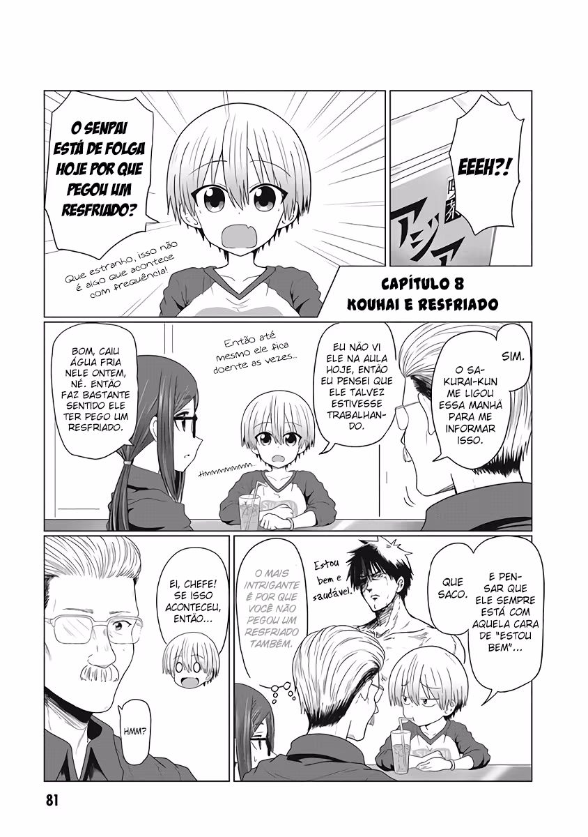 Uzaki-chan wa Asobitai!, capítulo 8, página 2
