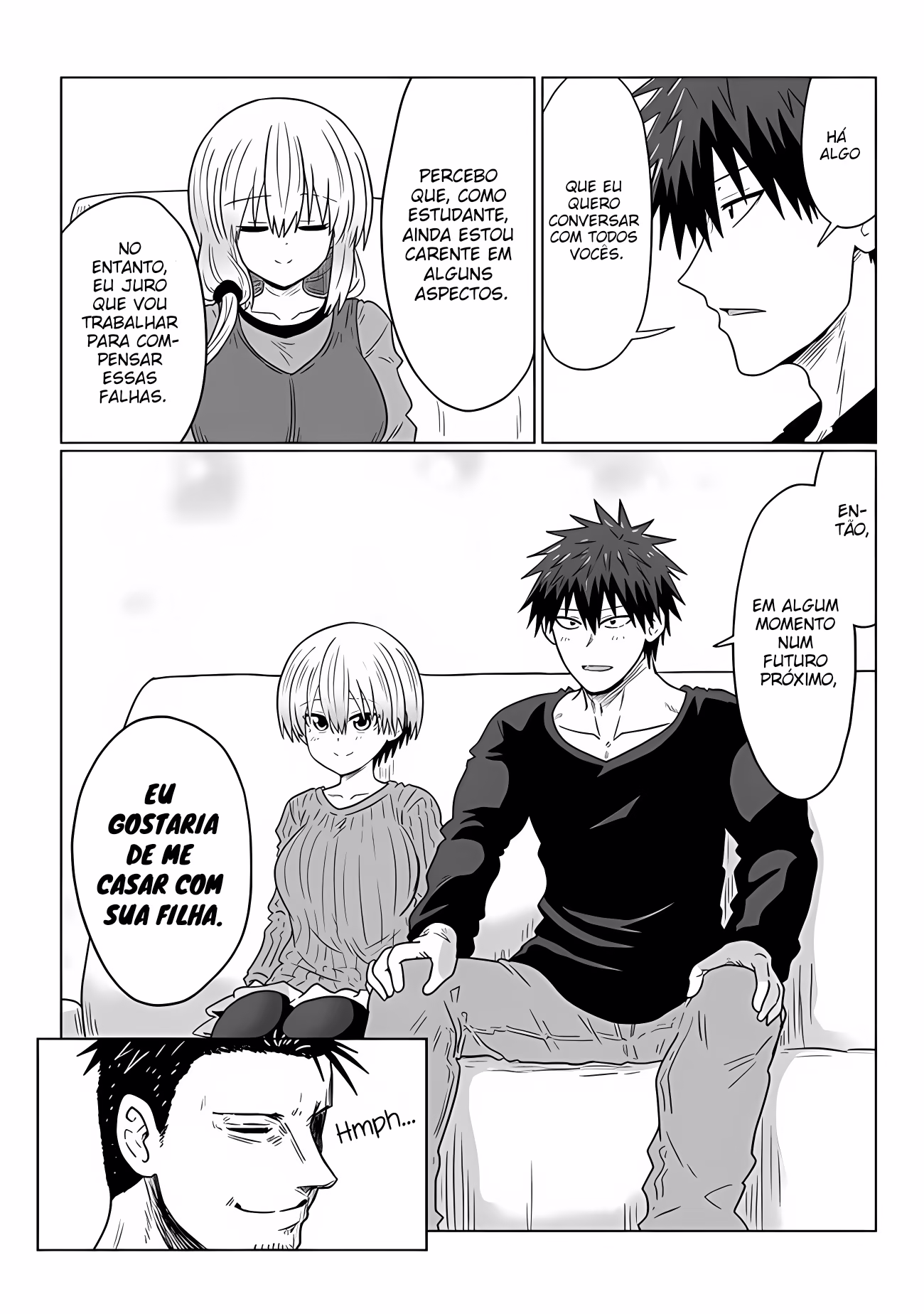 Uzaki-chan wa Asobitai!, capítulo 109, página 3