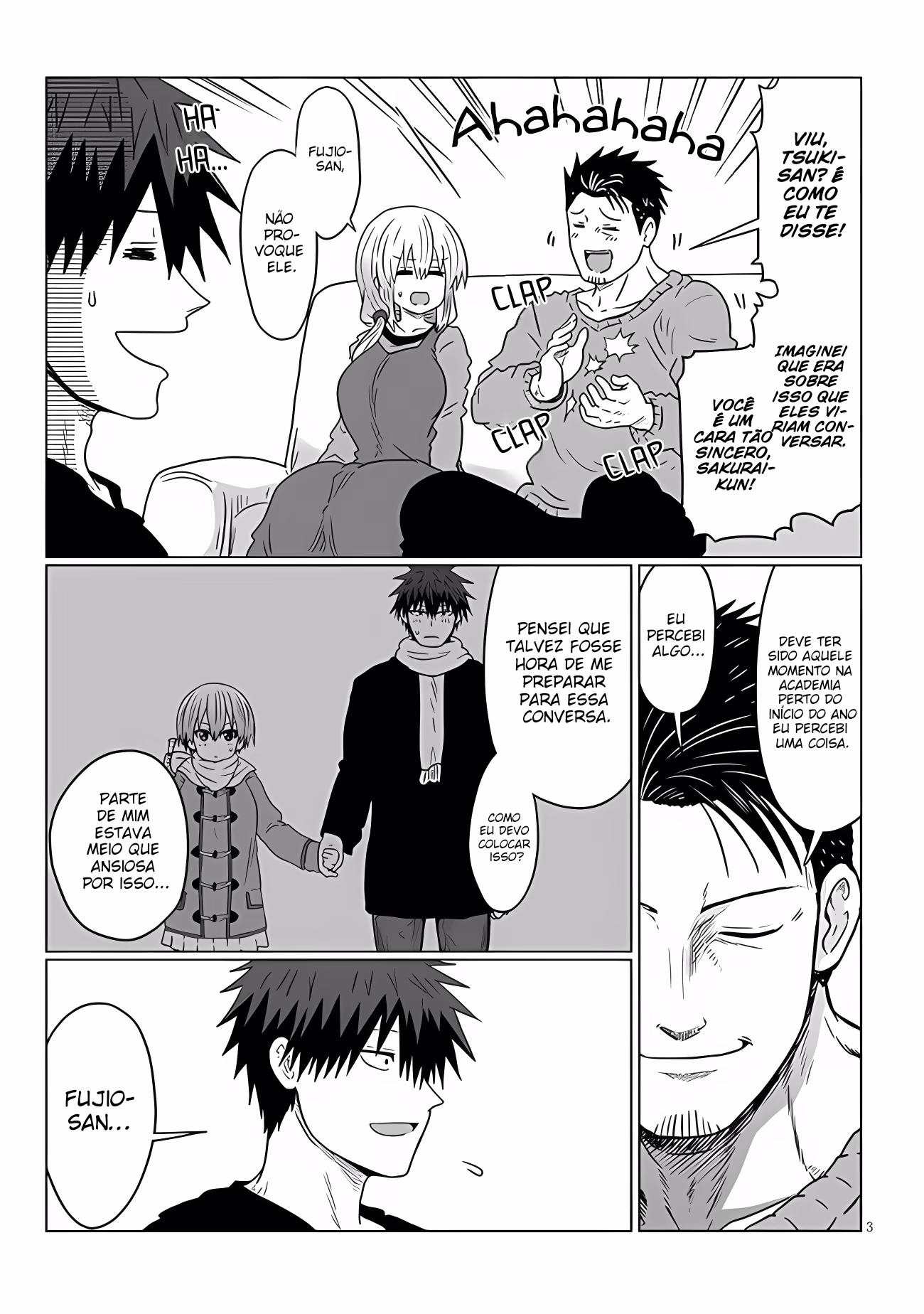 Uzaki-chan wa Asobitai!, capítulo 109, página 4