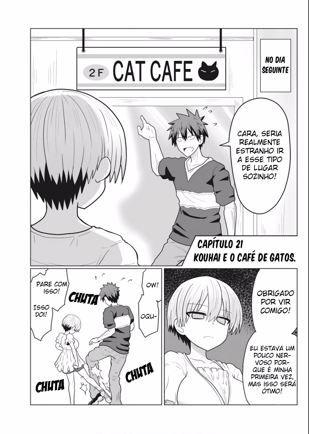 Uzaki-chan wa Asobitai!, capítulo 21, página 3