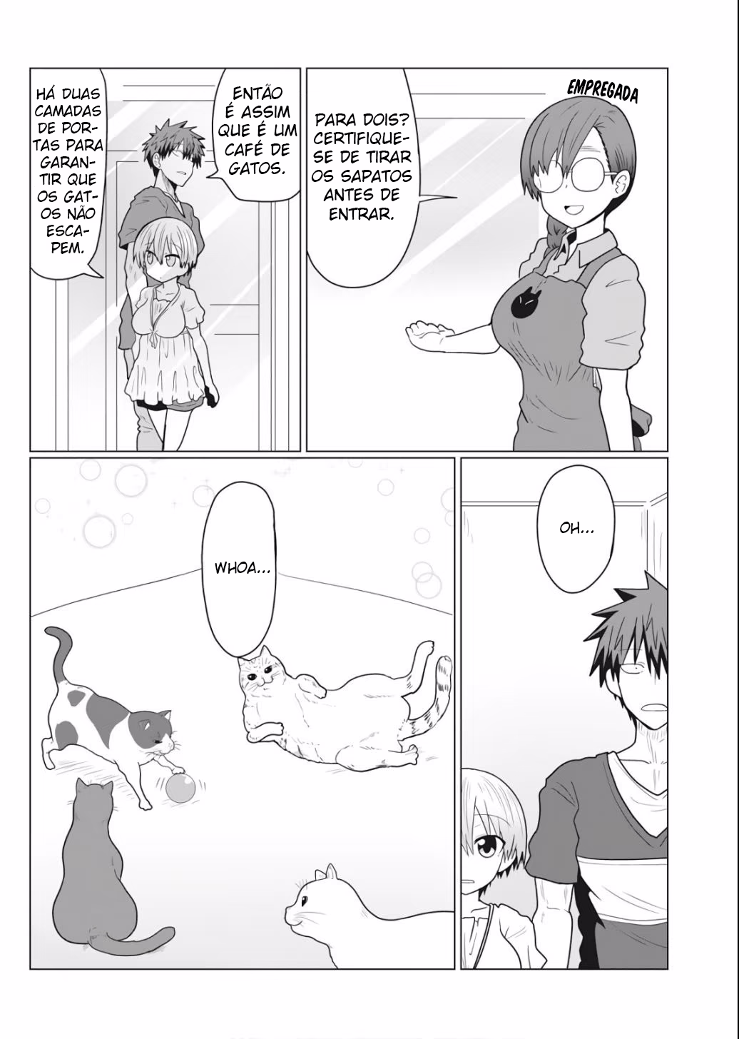 Uzaki-chan wa Asobitai!, capítulo 21, página 4