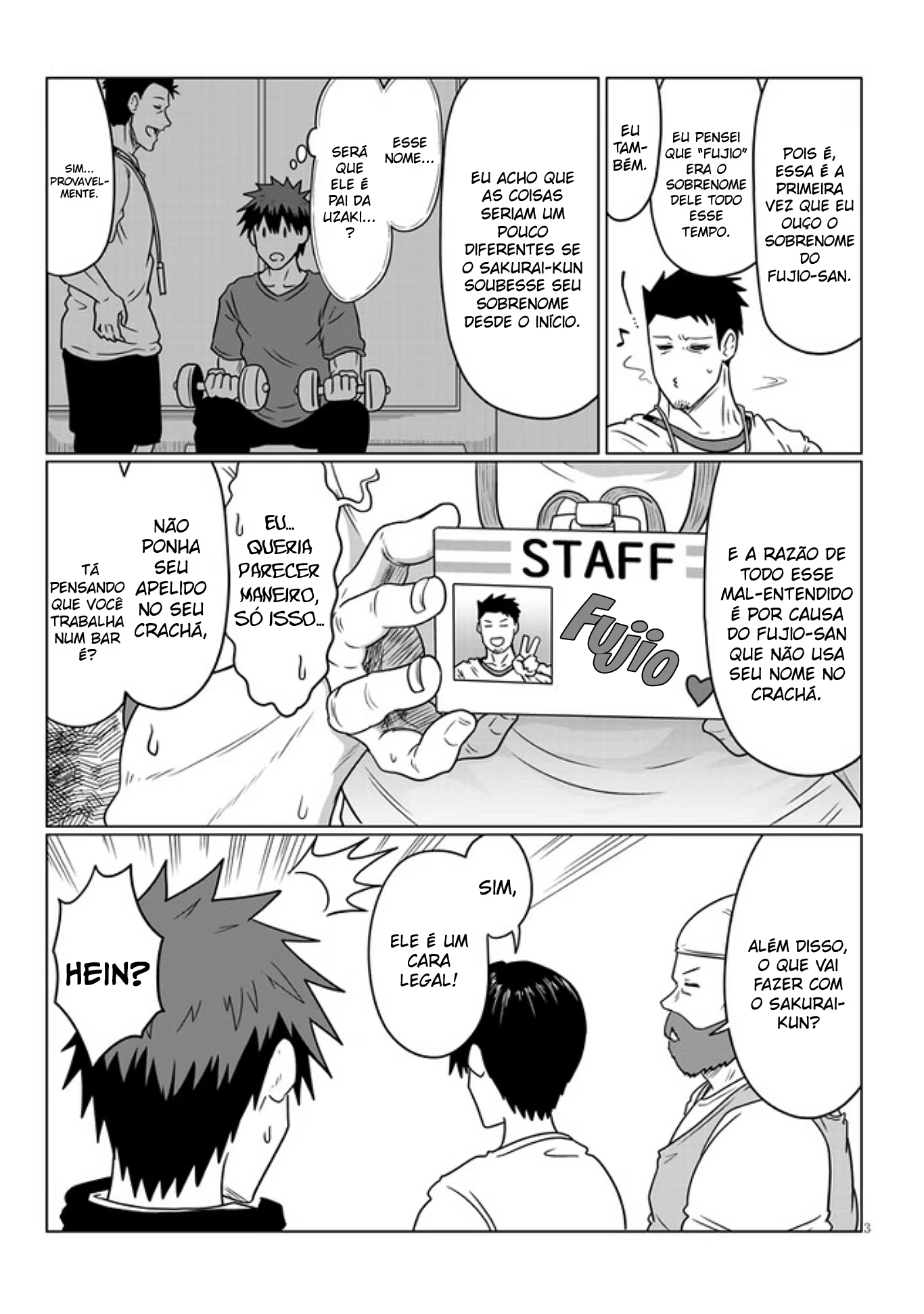 Uzaki-chan wa Asobitai!, capítulo 72, página 4