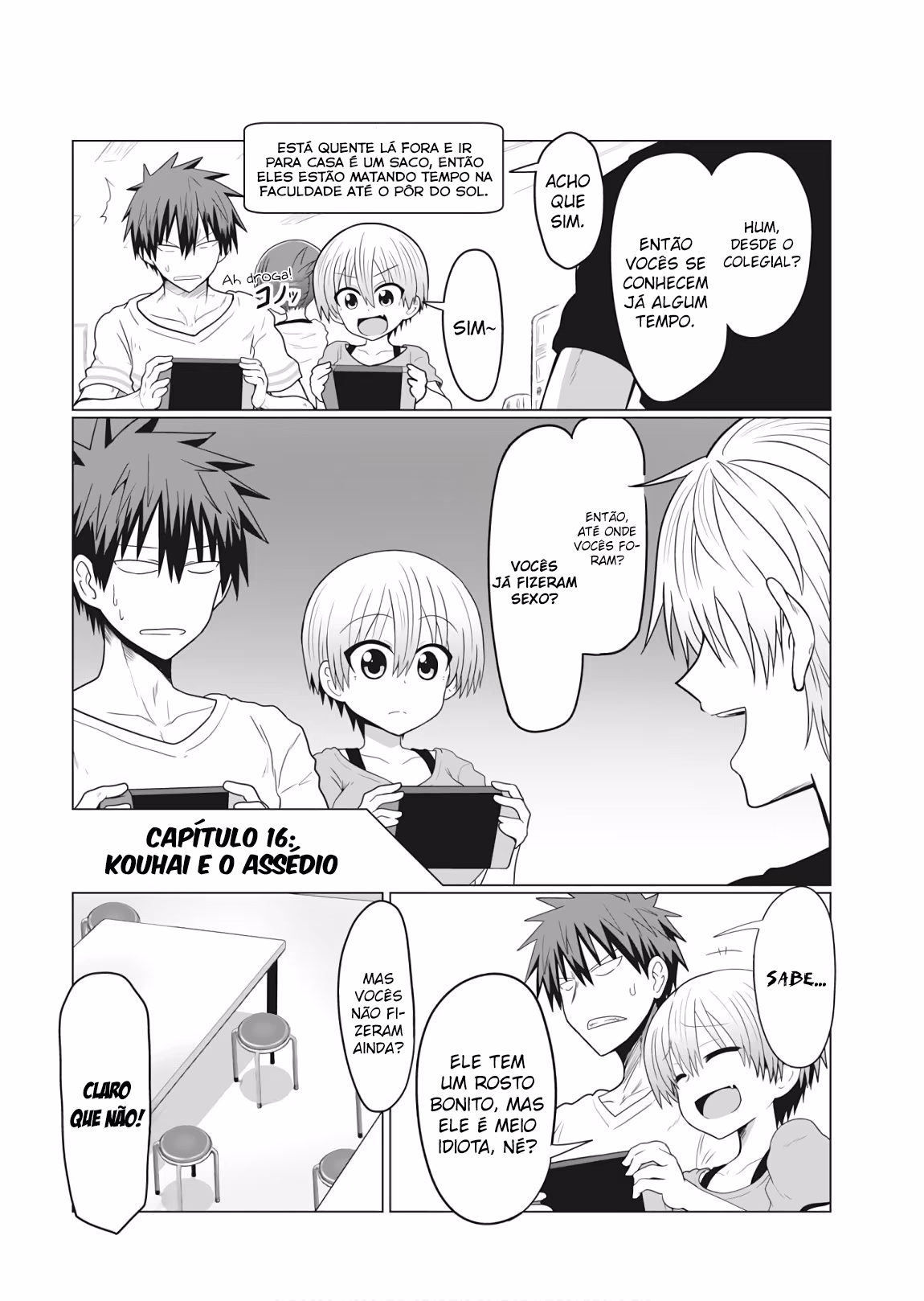 Uzaki-chan wa Asobitai!, capítulo 16, página 3