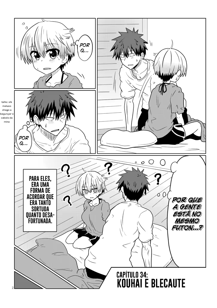 Uzaki-chan wa Asobitai!, capítulo 34, página 3