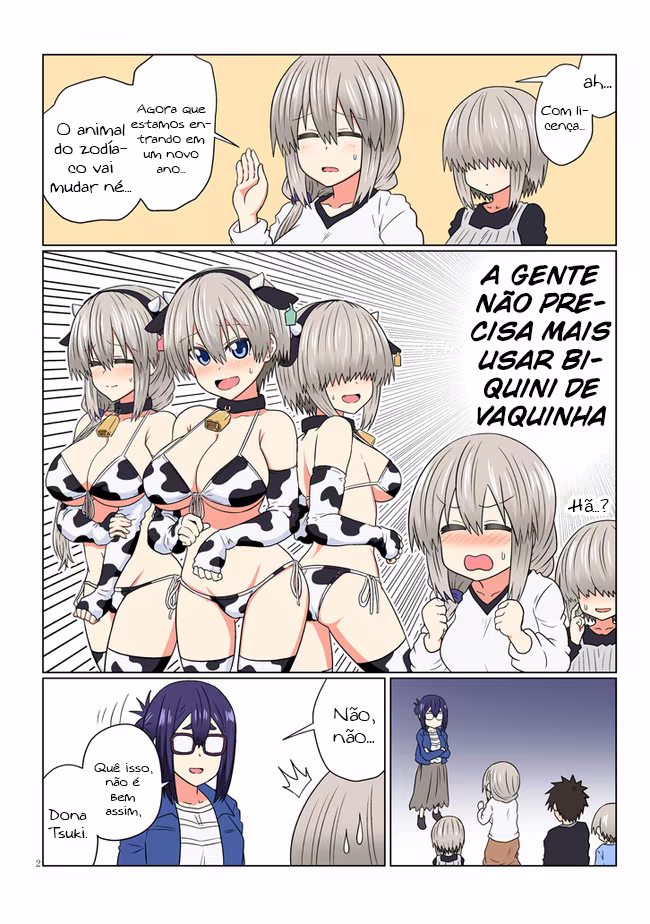 Uzaki-chan wa Asobitai!, capítulo 77.5, página 3