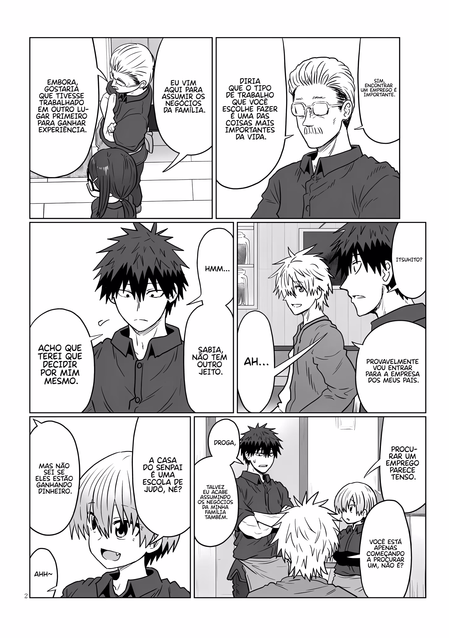 Uzaki-chan wa Asobitai!, capítulo 121, página 3