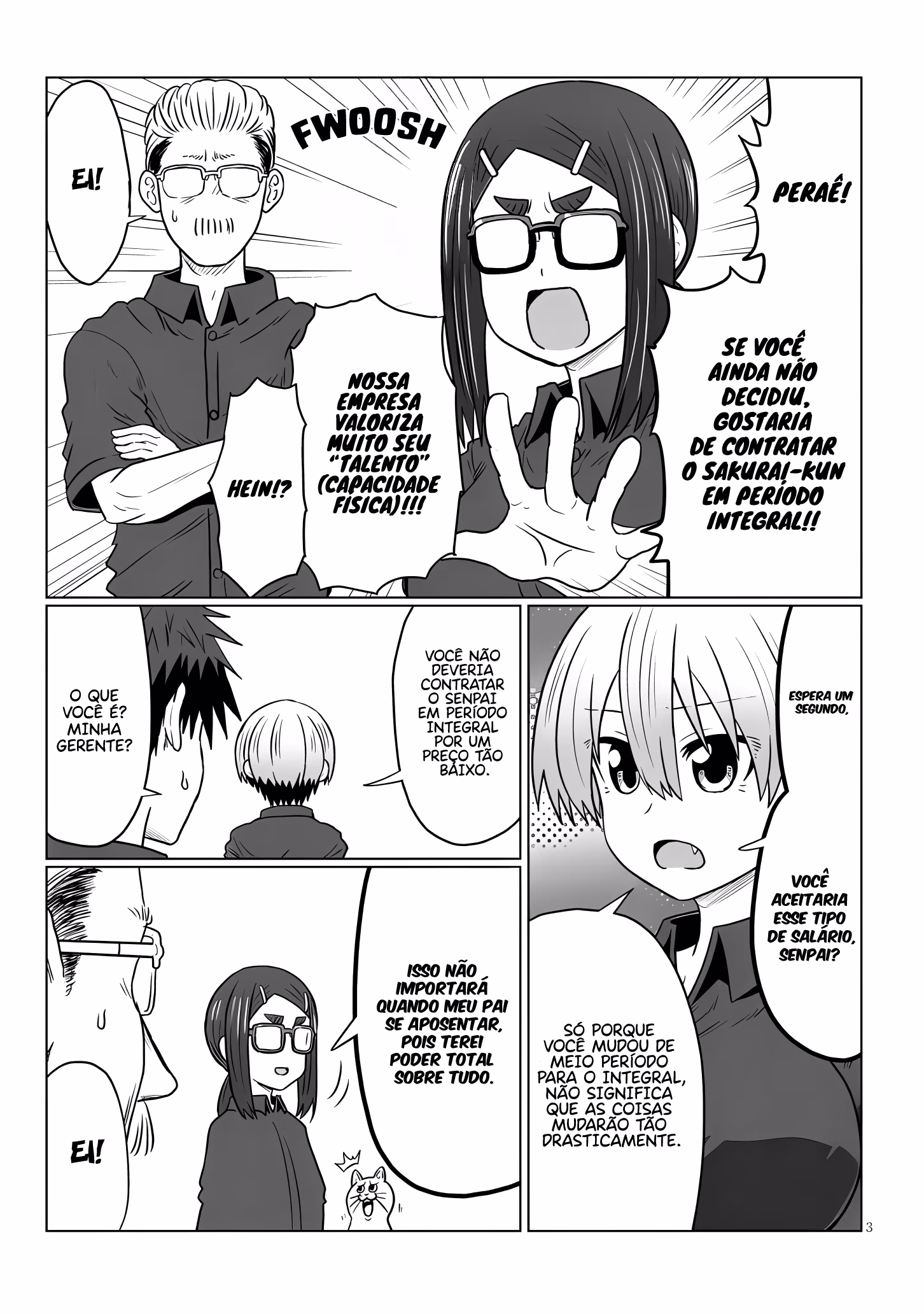 Uzaki-chan wa Asobitai!, capítulo 121, página 4