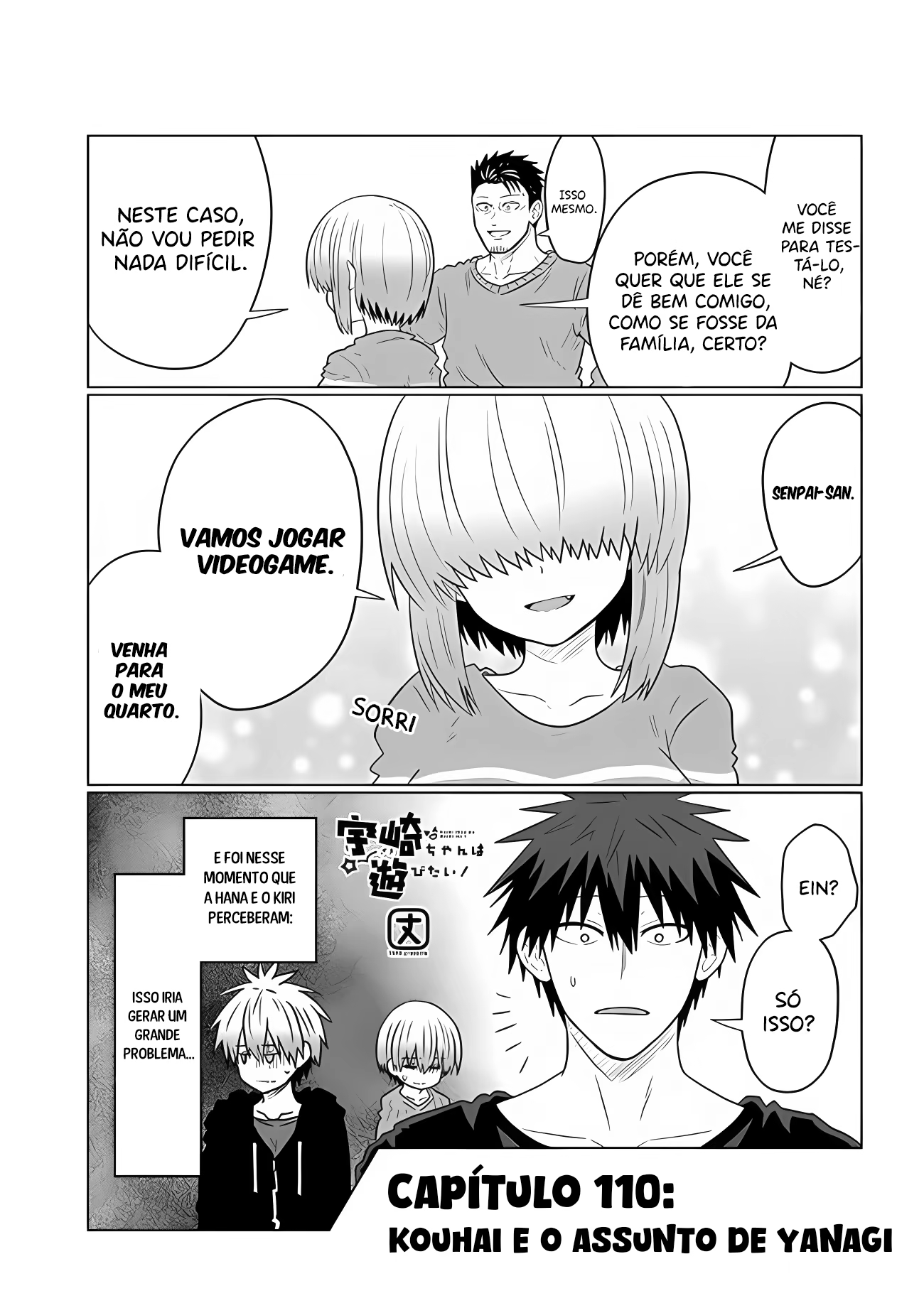Uzaki-chan wa Asobitai!, capítulo 110, página 2