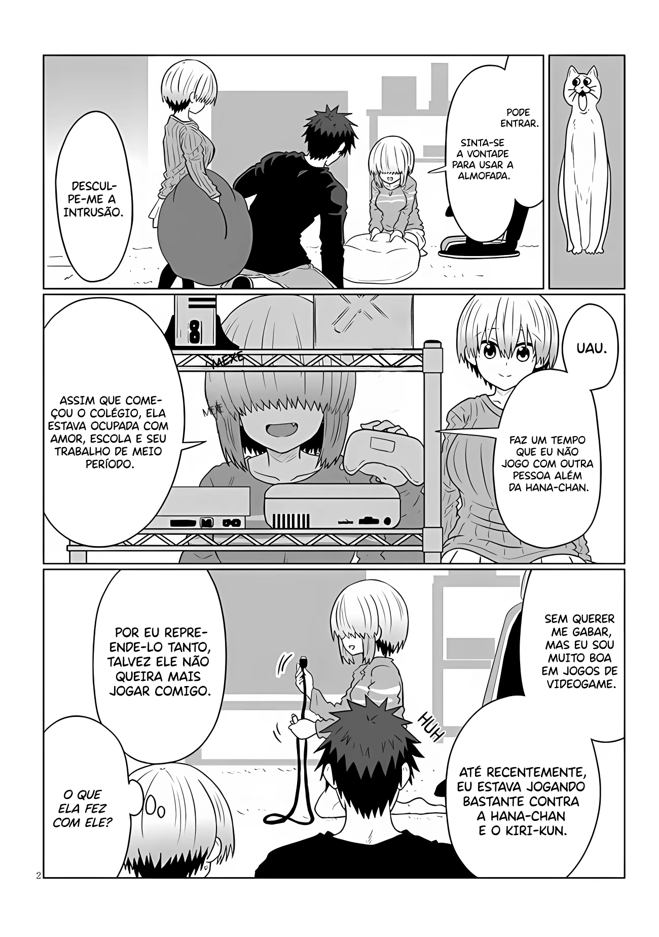 Uzaki-chan wa Asobitai!, capítulo 110, página 3