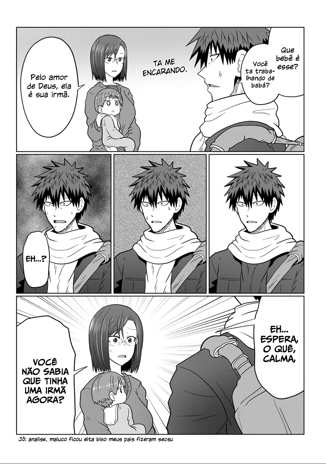 Uzaki-chan wa Asobitai!, capítulo 60, página 4