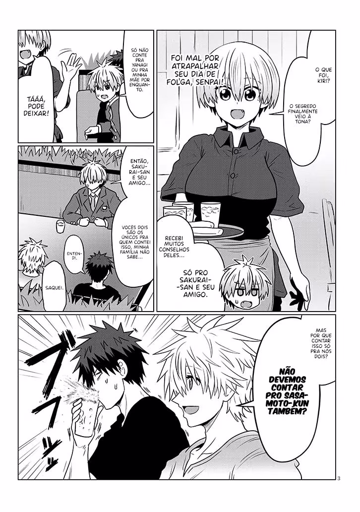 Uzaki-chan wa Asobitai!, capítulo 124, página 4