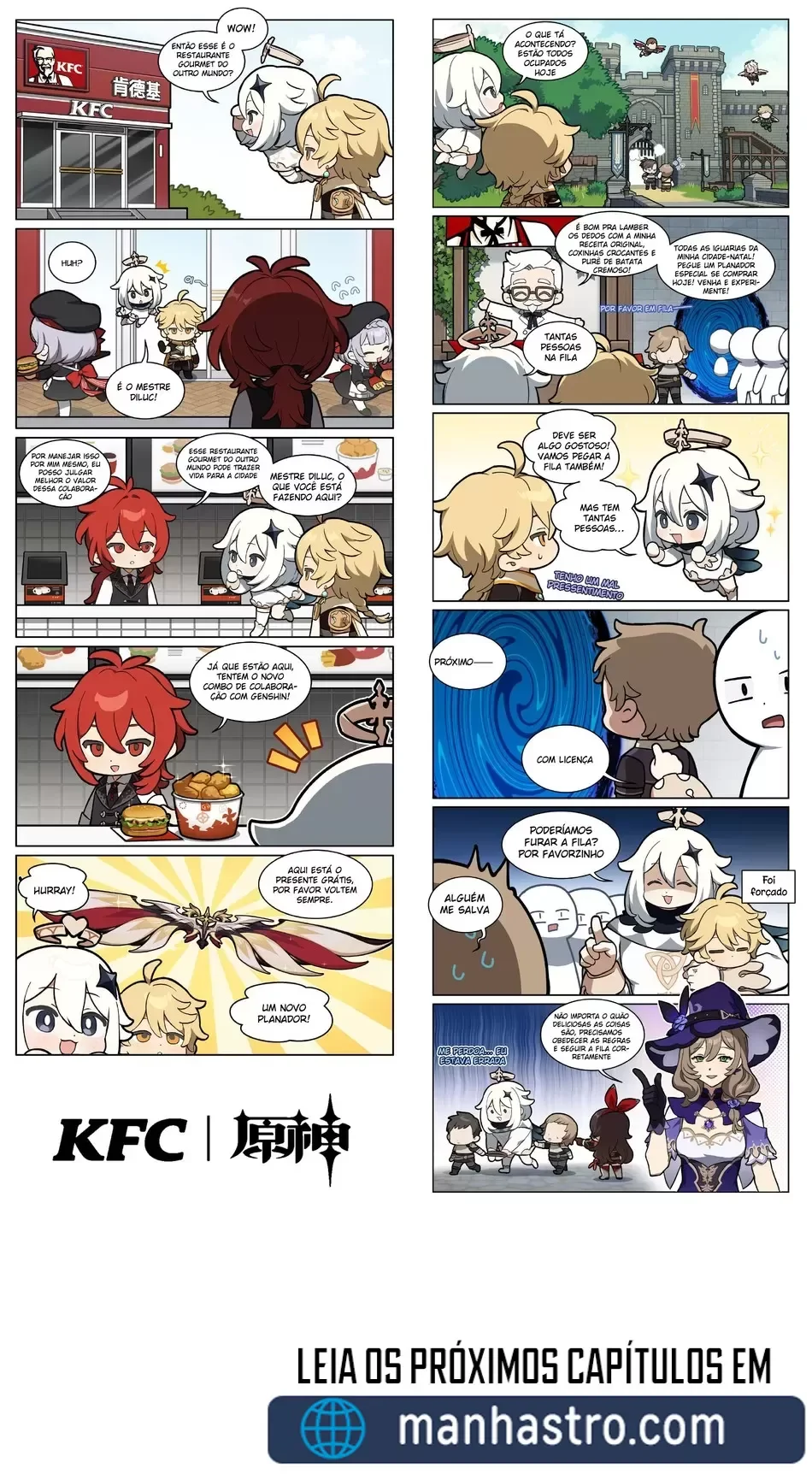 Genshin Impact: 4-Koma, capítulo 16.5, página 3