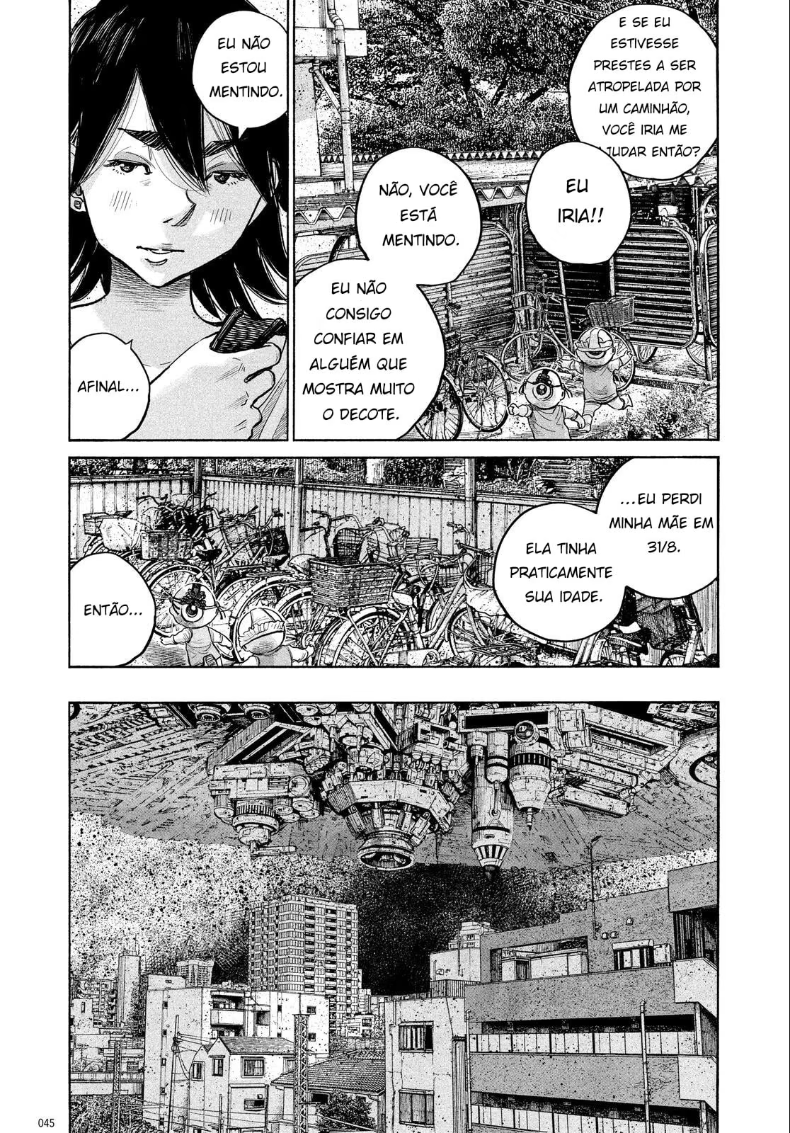 Dead Dead Demon's Dededede Destruction, capítulo 76, página 4