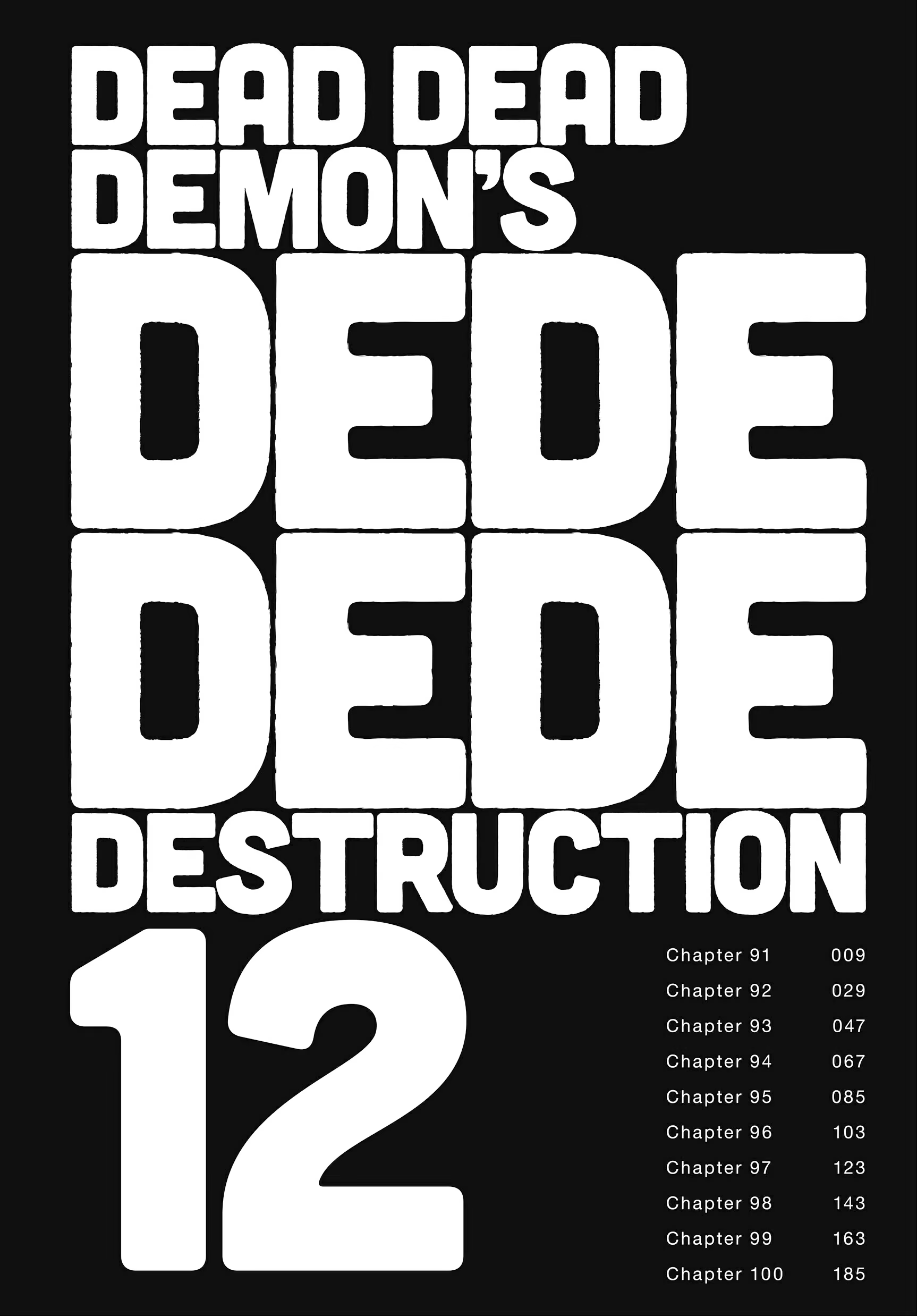 Dead Dead Demon's Dededede Destruction, capítulo 91, página 2