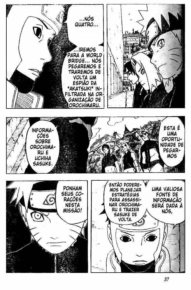 Naruto, capítulo 285, página 3