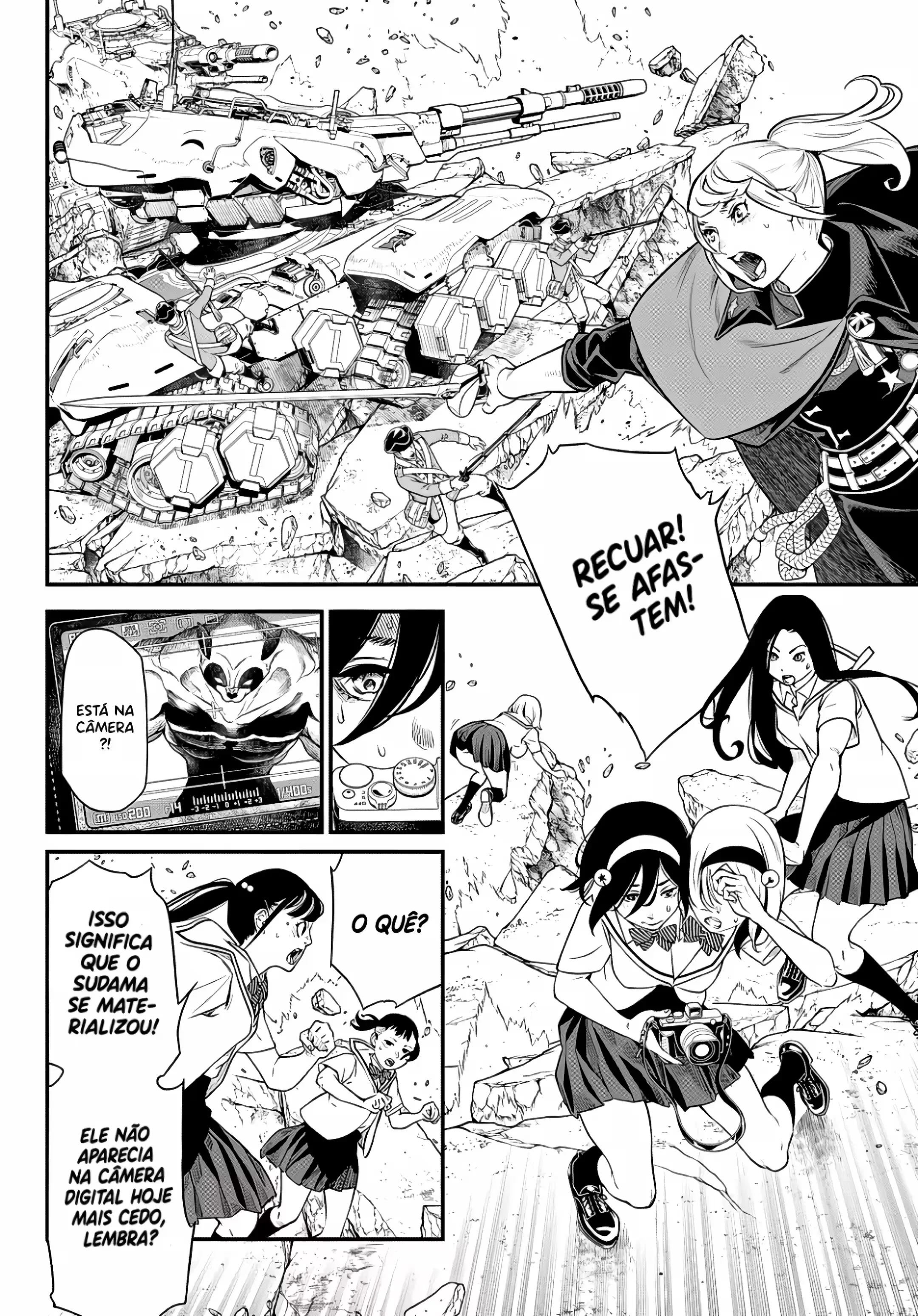 Fuga dos Kaijin, capítulo 5, página 3