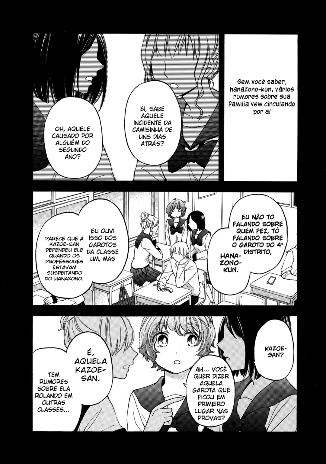 Hanazono e Kazoe: Encontros Inesperados no Refeitório, capítulo 20, página 3