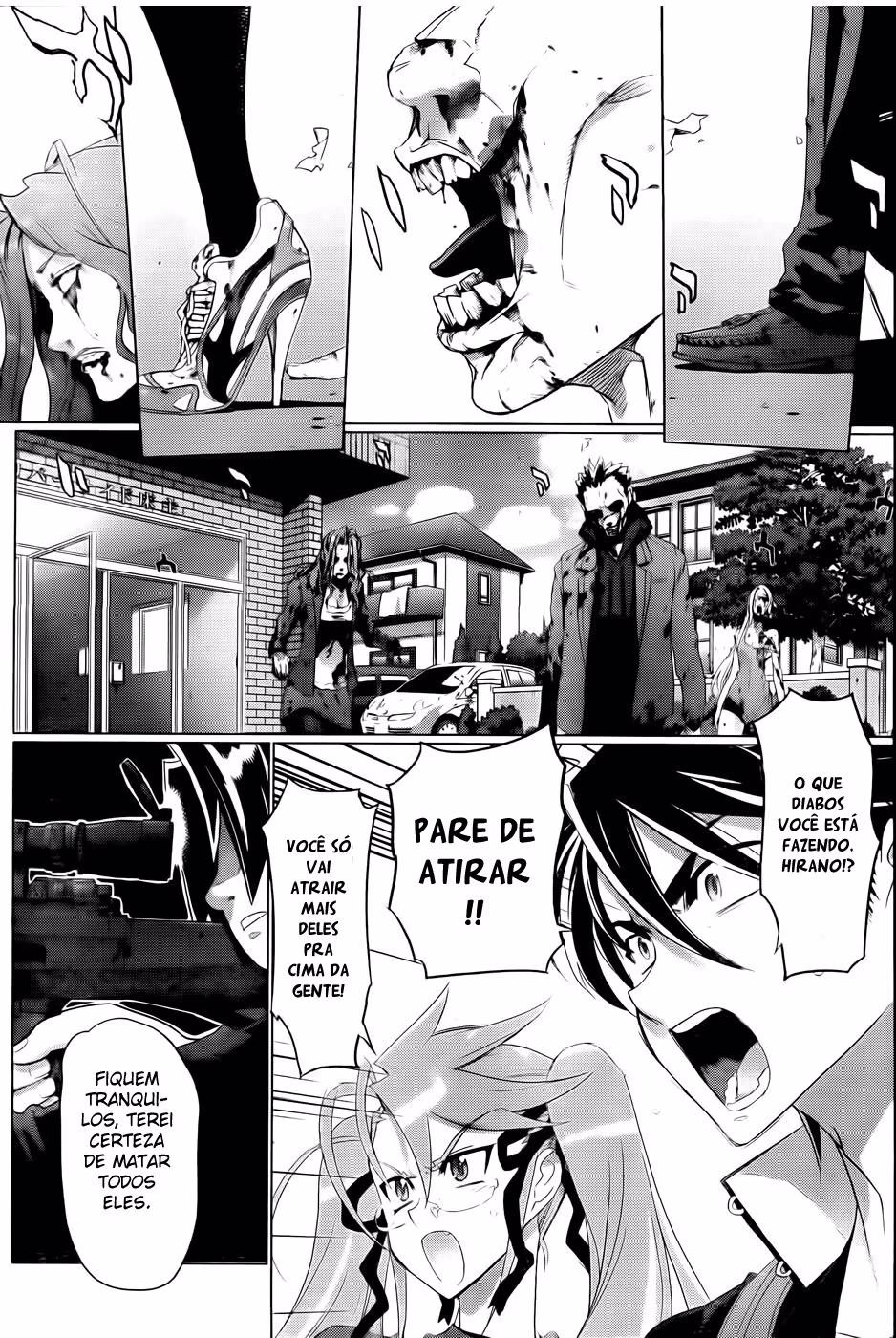 Highschool of the Dead, capítulo 26, página 4
