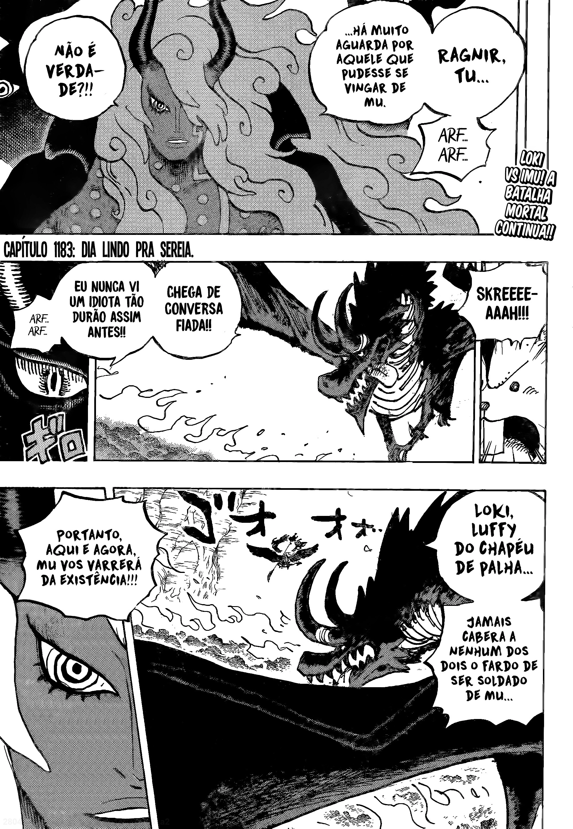 One Piece, capítulo 1183, página 3