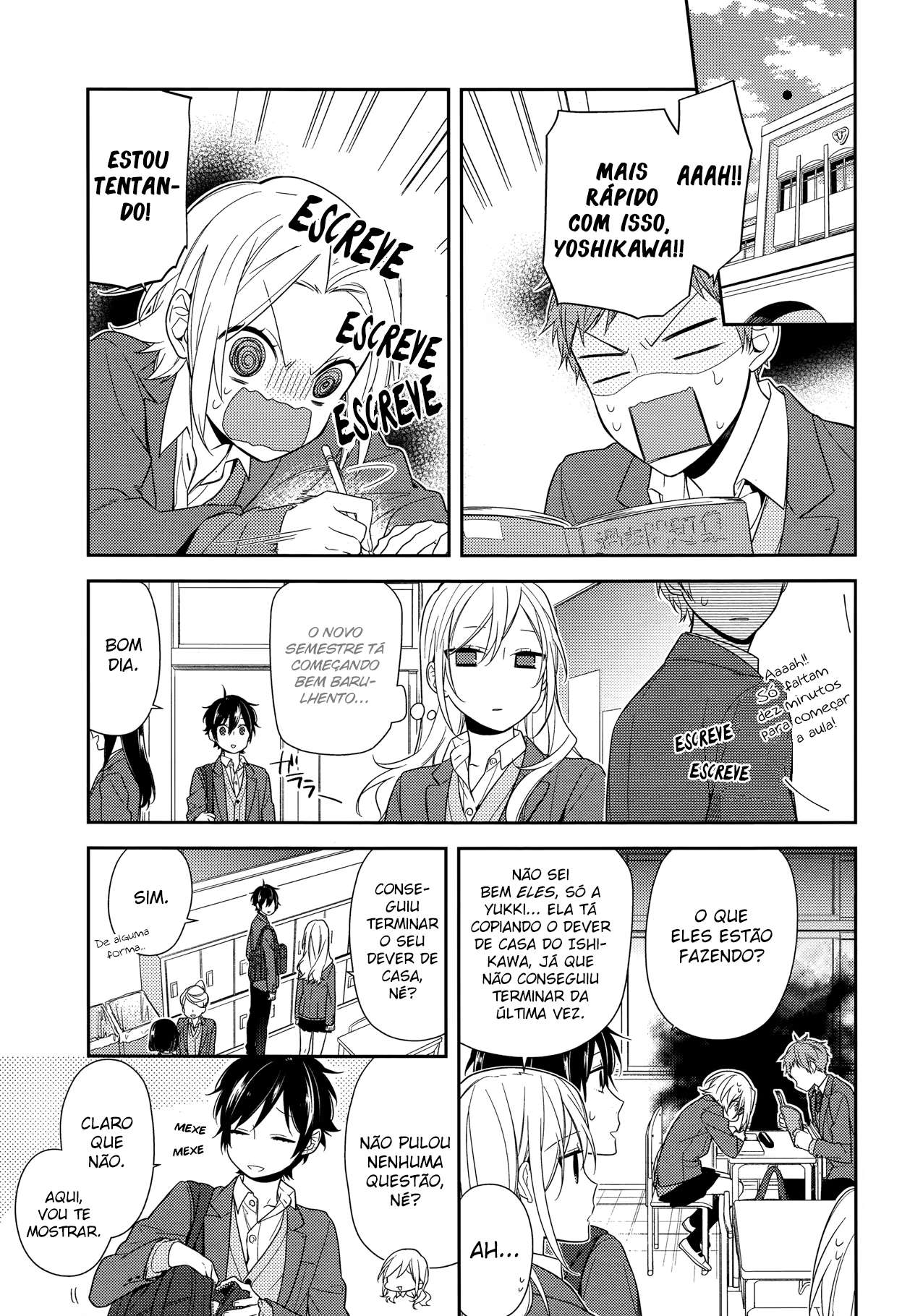 Horimiya, capítulo 65, página 2