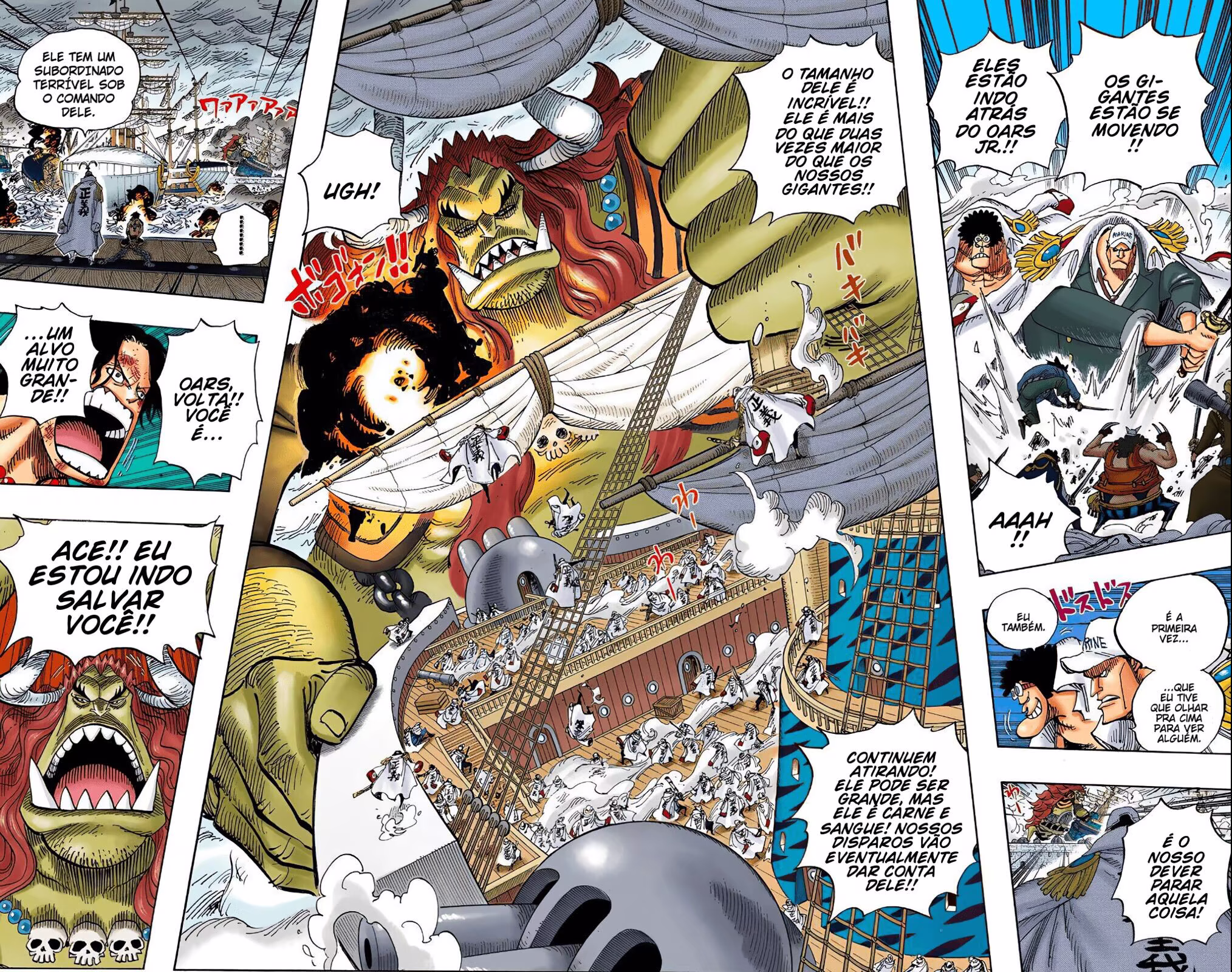One Piece (Official Colored), capítulo 555, página 3
