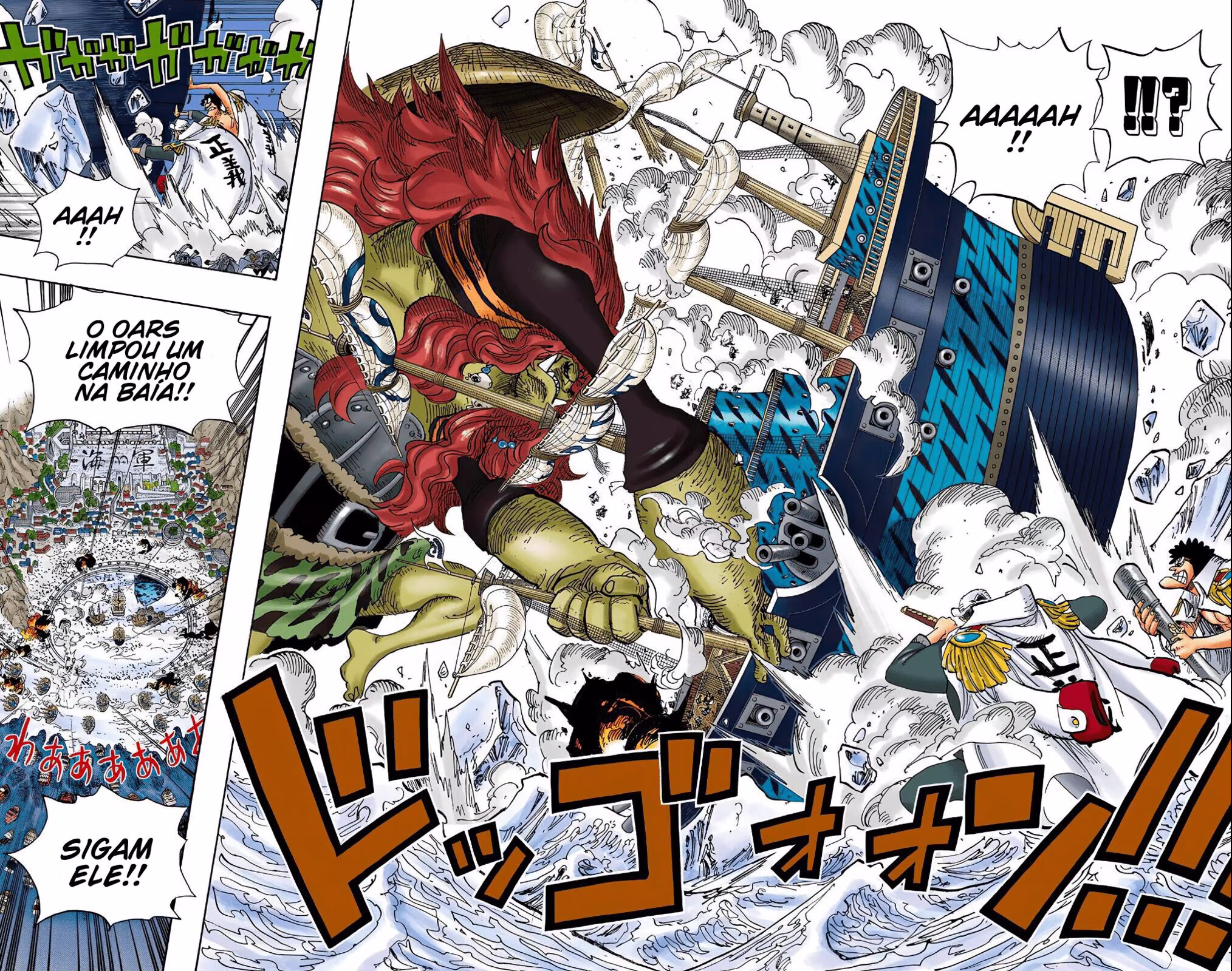 One Piece (Official Colored), capítulo 555, página 4