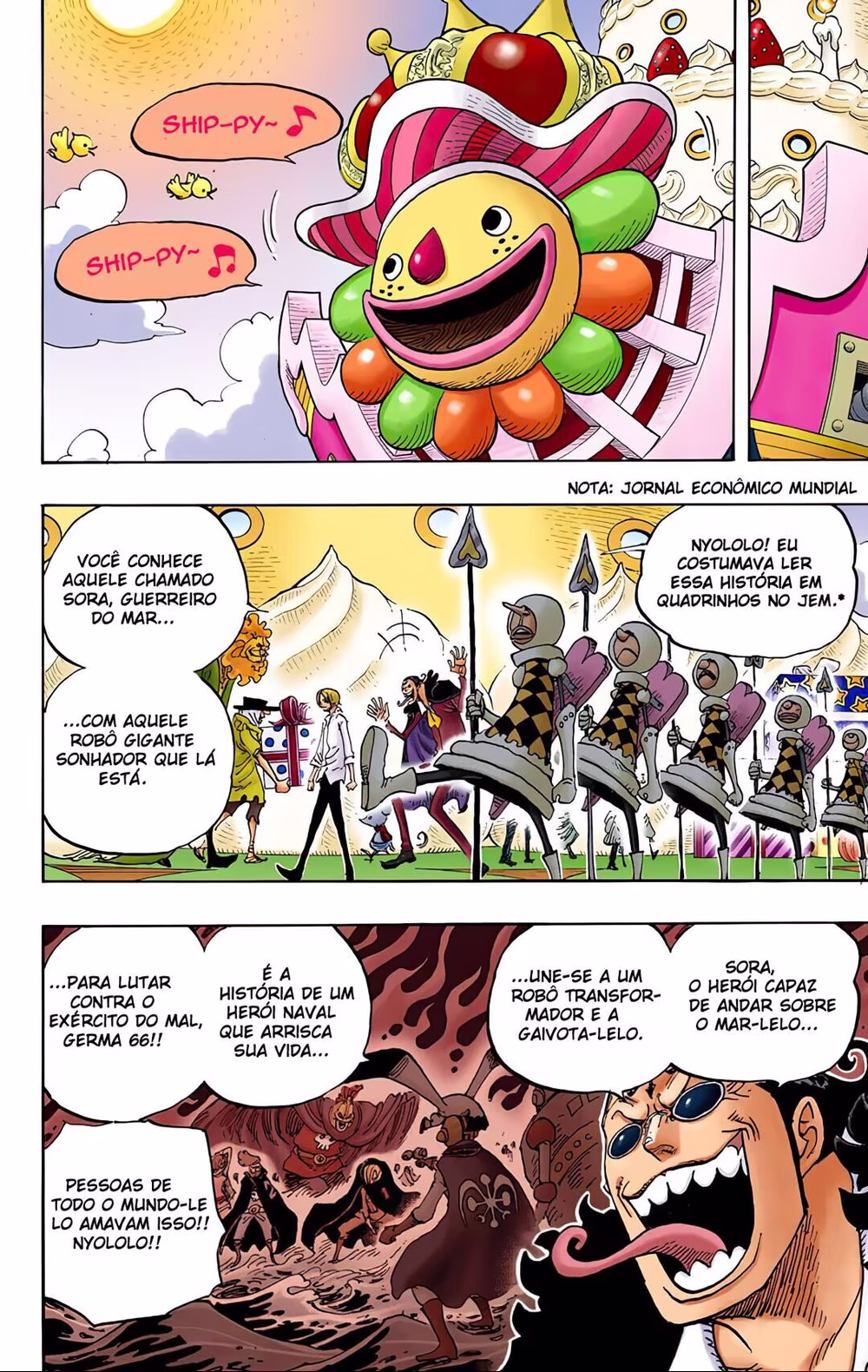 One Piece (Official Colored), capítulo 825, página 3
