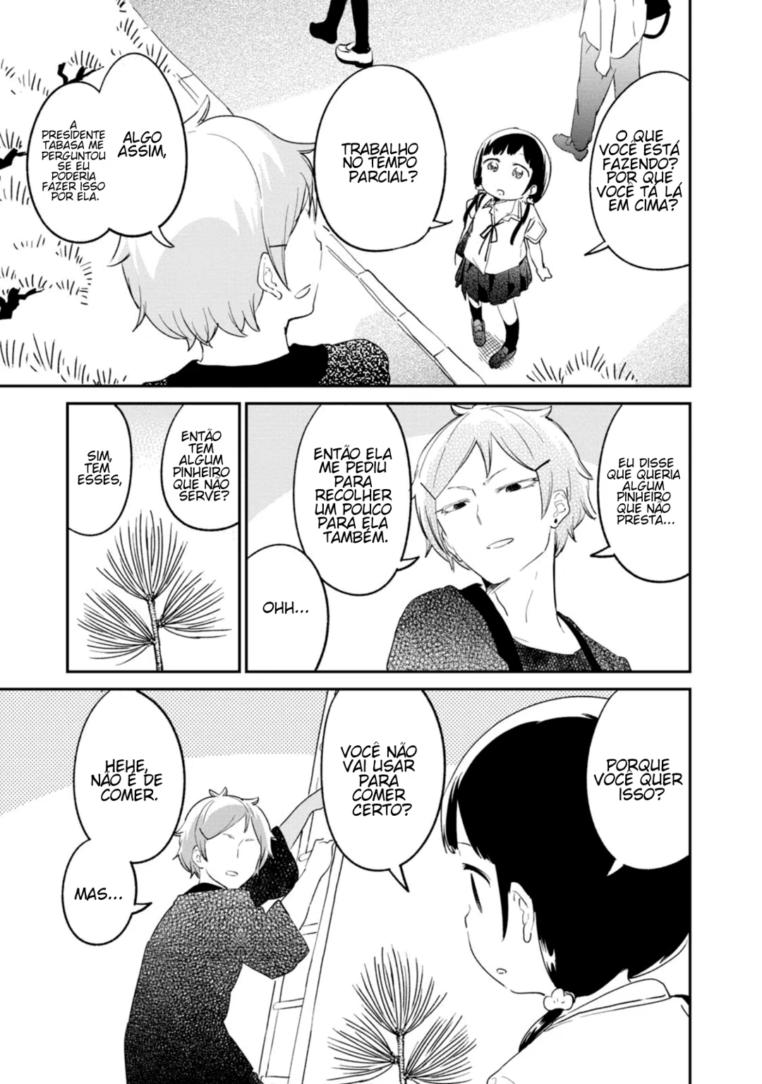 Senpai, Sore Hitokuchi Kudasai!, capítulo 32, página 3