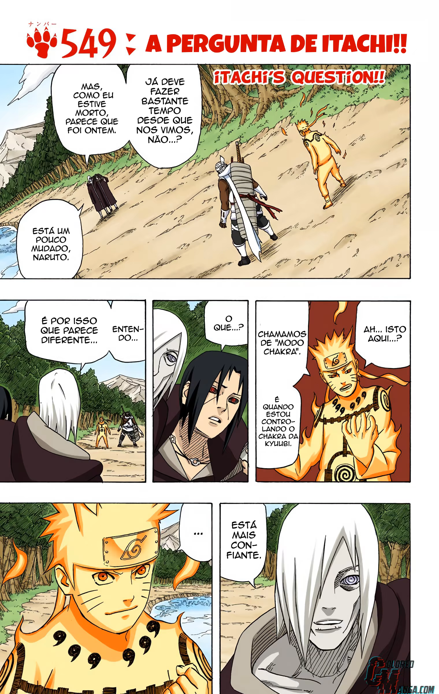 Naruto (Official Colored), capítulo 549, página 2