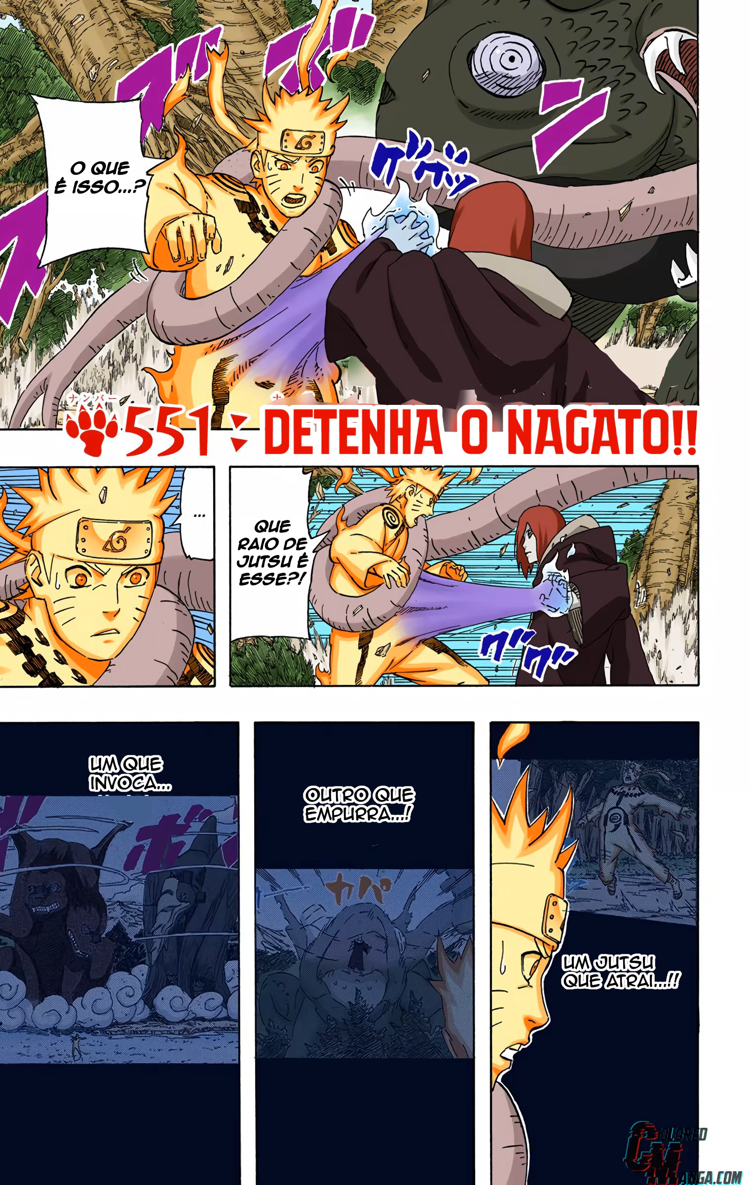 Naruto (Official Colored), capítulo 551, página 2