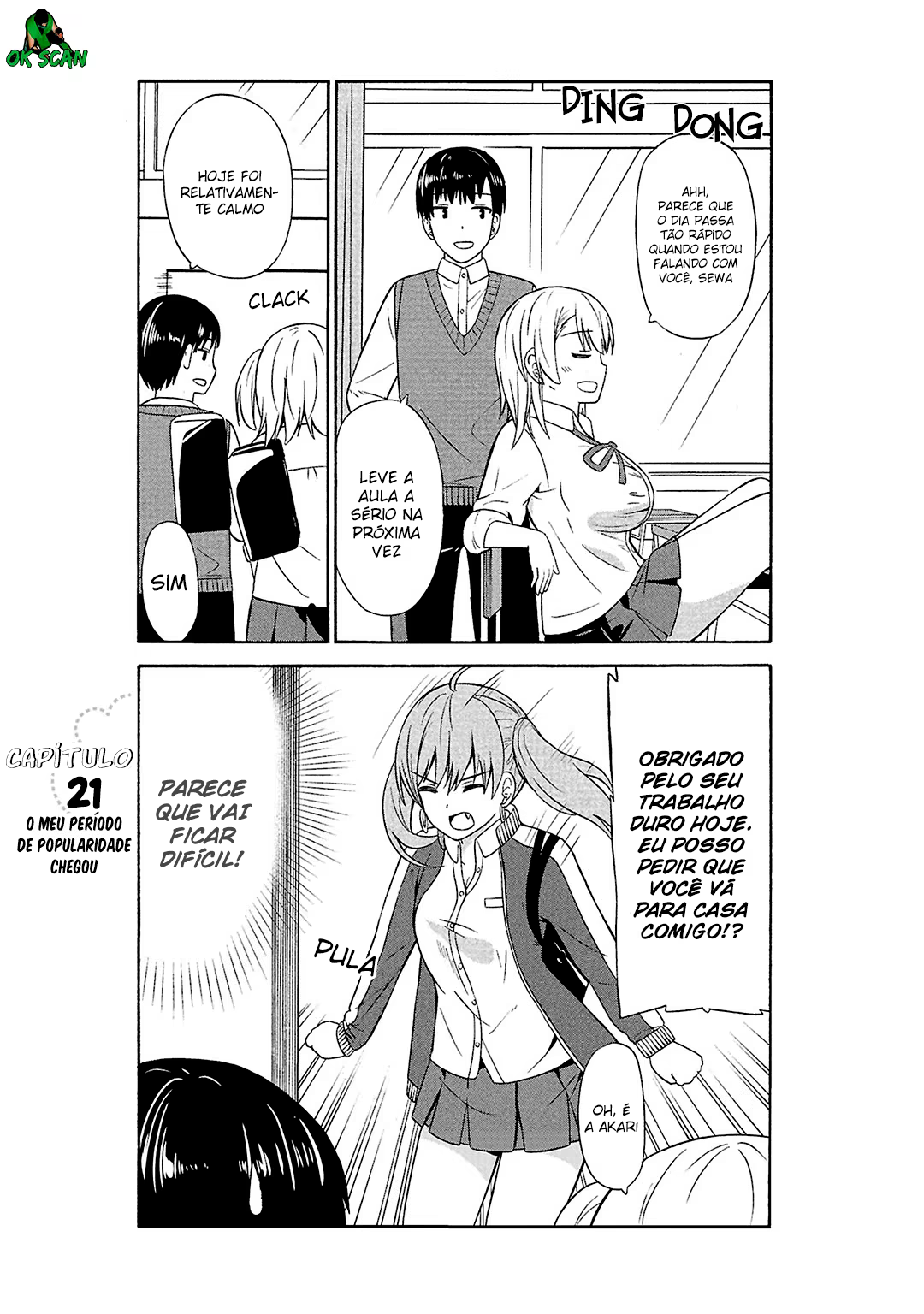 Usami-san wa Kamawaretai!, capítulo 21, página 2