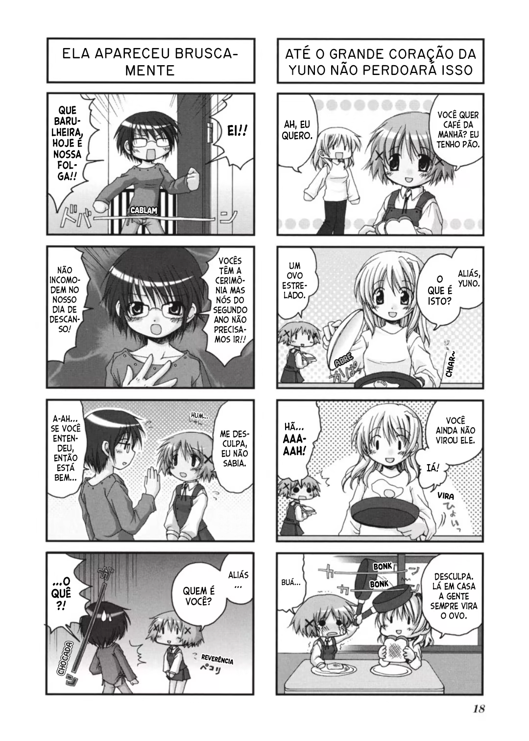Hidamari Sketch, capítulo 2, página 2