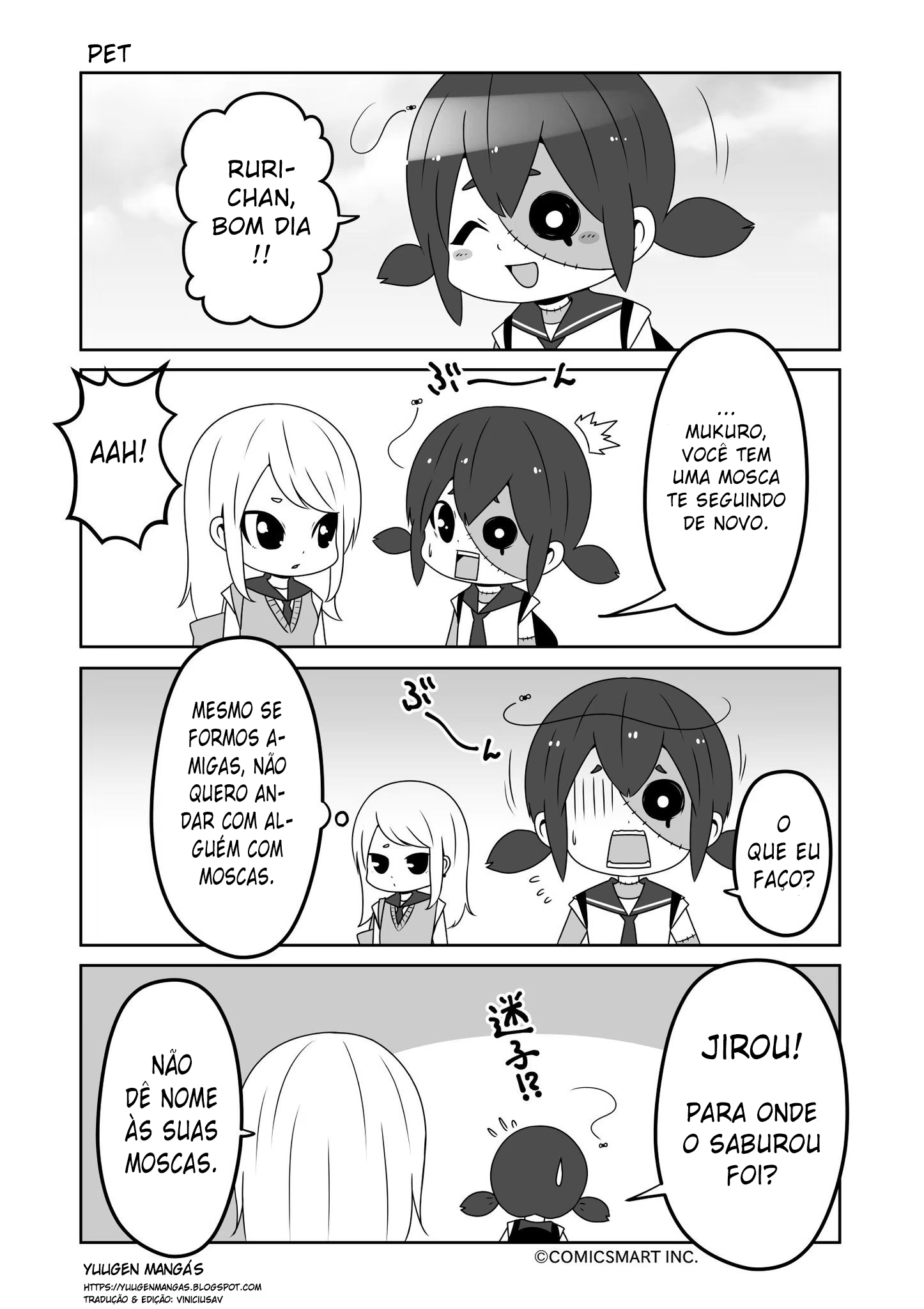 Zombie no Mukuro, capítulo 1, página 2