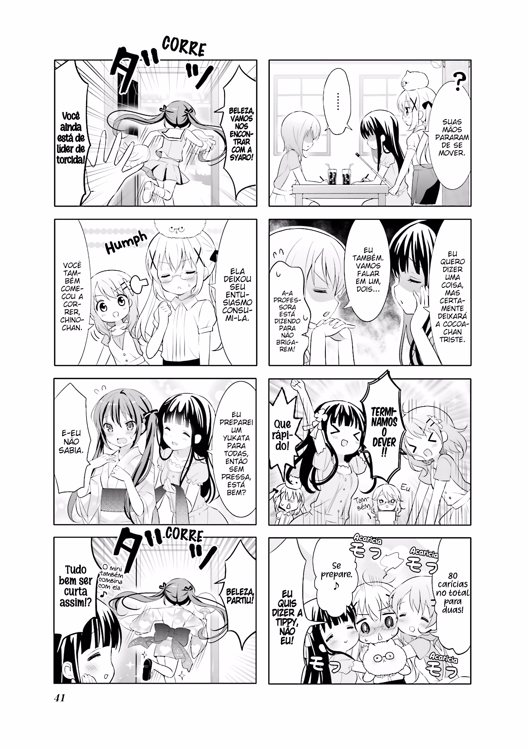 Gochuumon wa Usagi desu ka?, capítulo 58, página 4