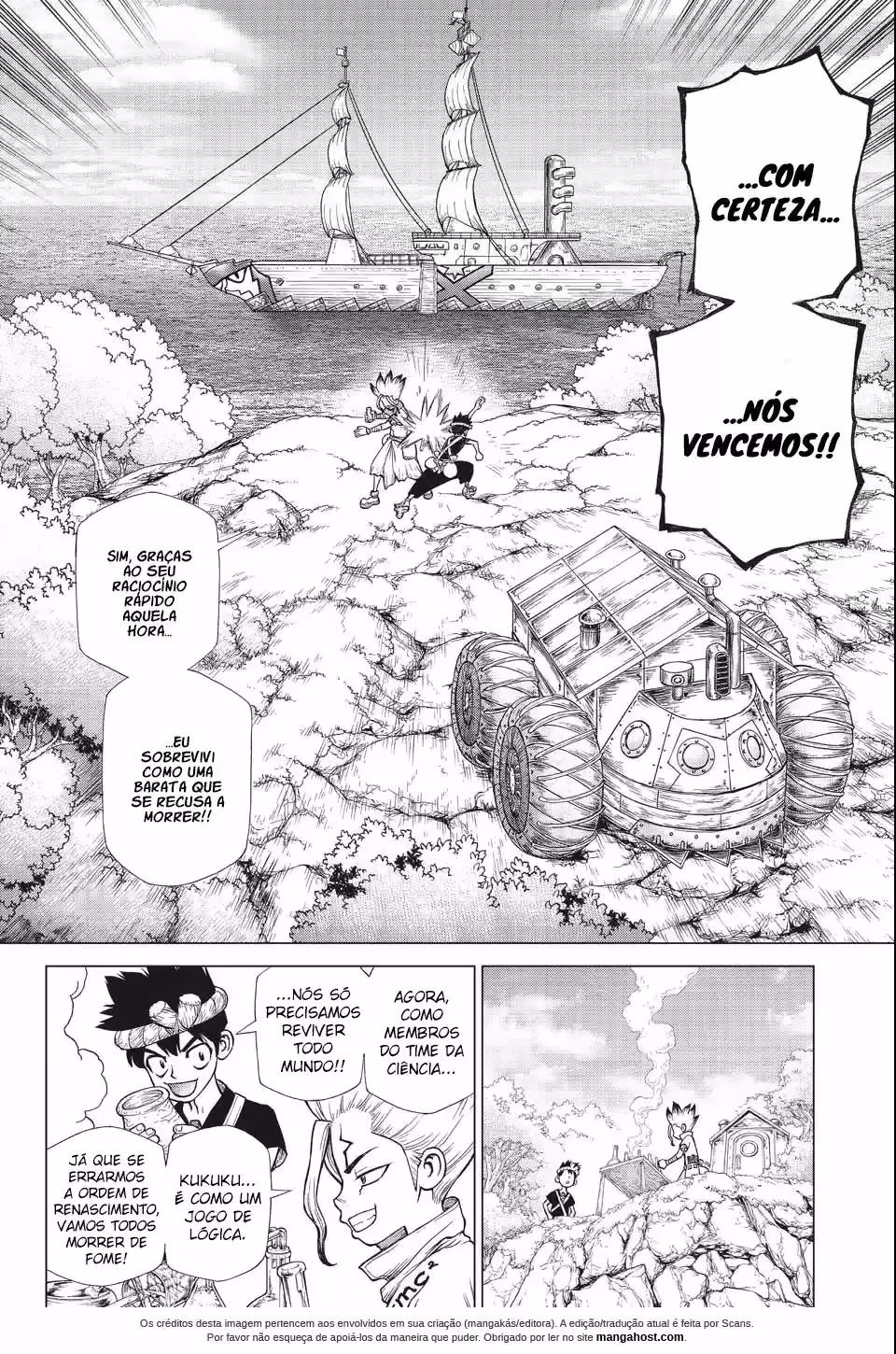 Dr.STONE, capítulo 138, página 3