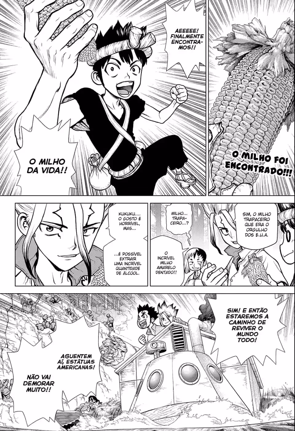 Dr.STONE, capítulo 149, página 4